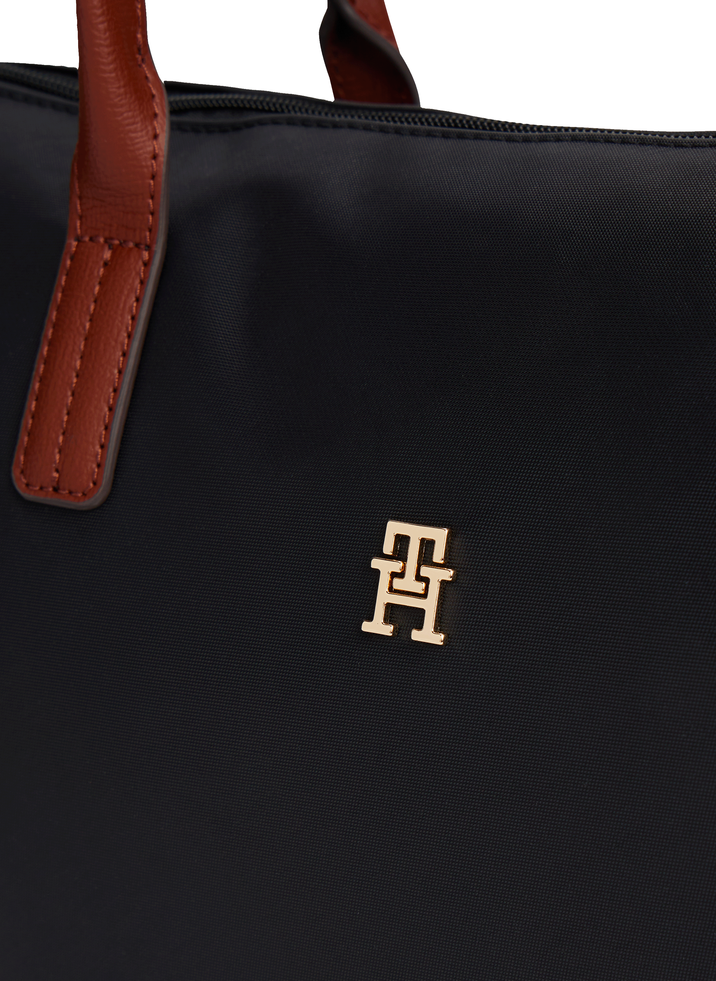 Sac épaule uni TOMMY HILFIGER Noir