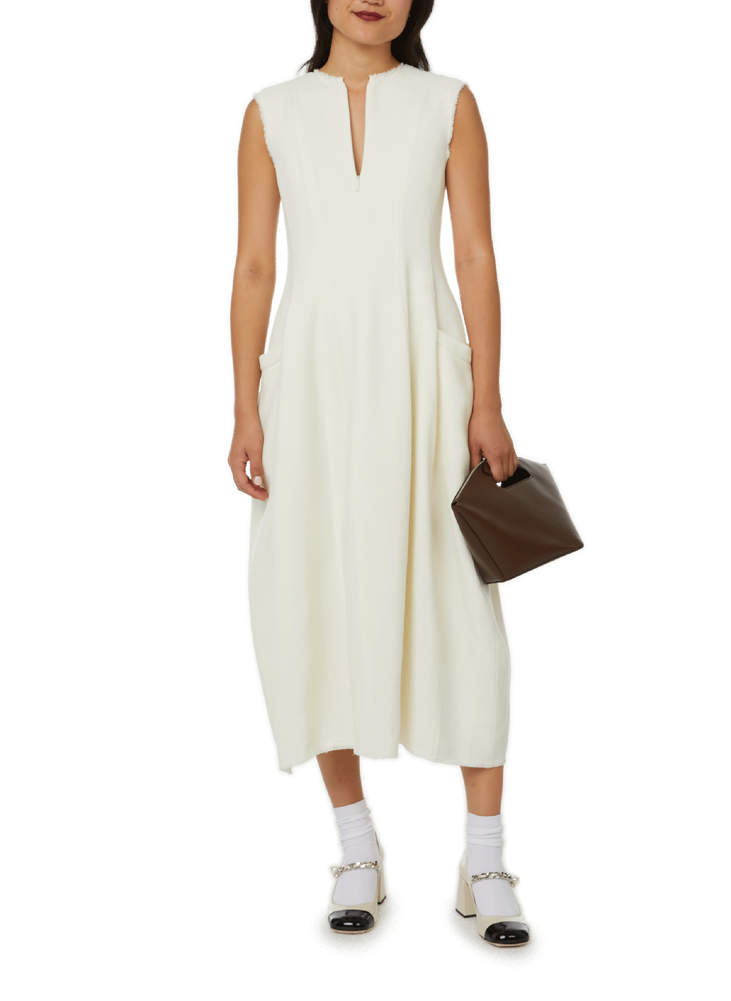 Sac à main Rubik en cuir BY FAR Marron