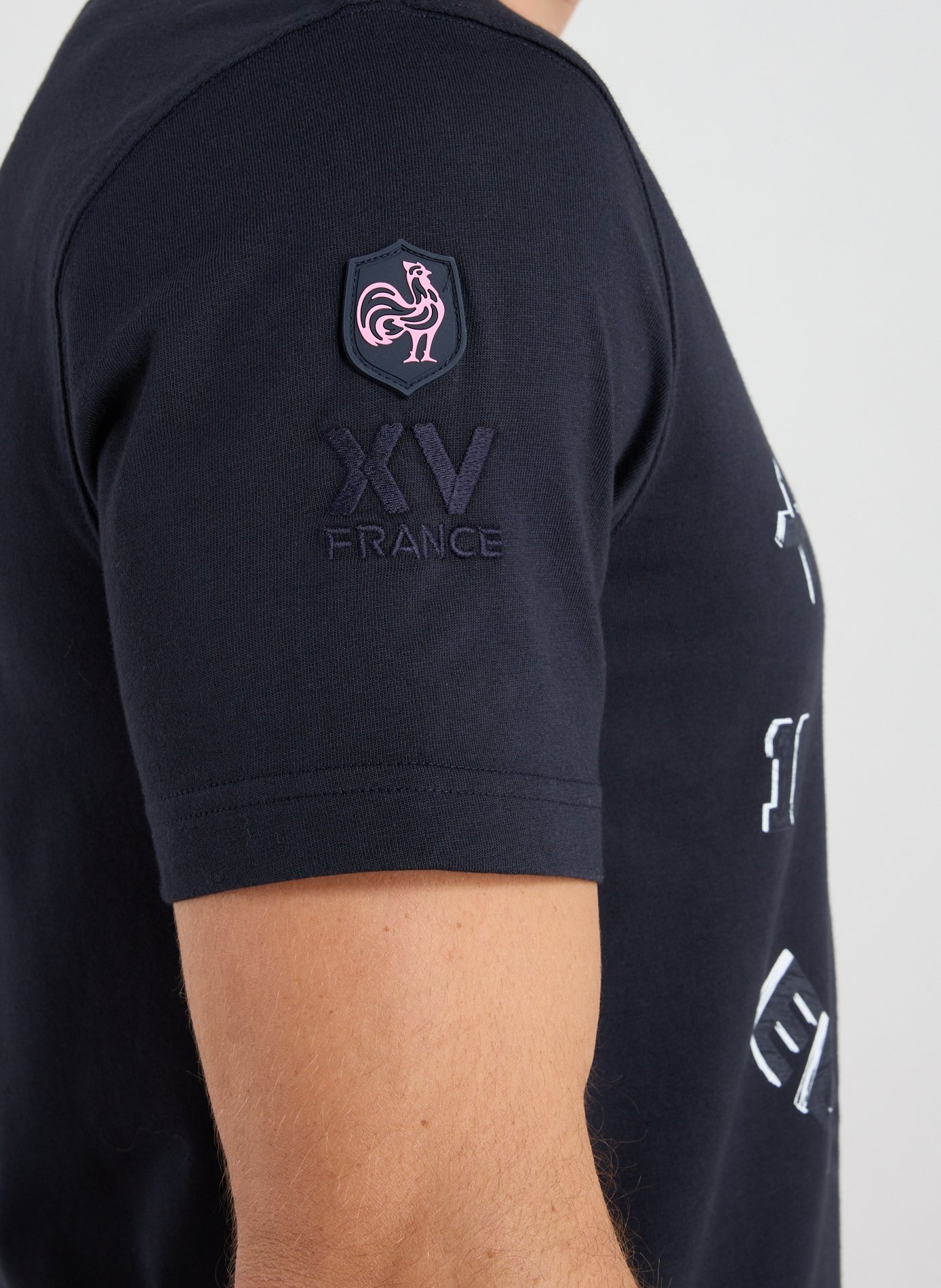 T-shirt col rond en rond EDEN PARK Bleu