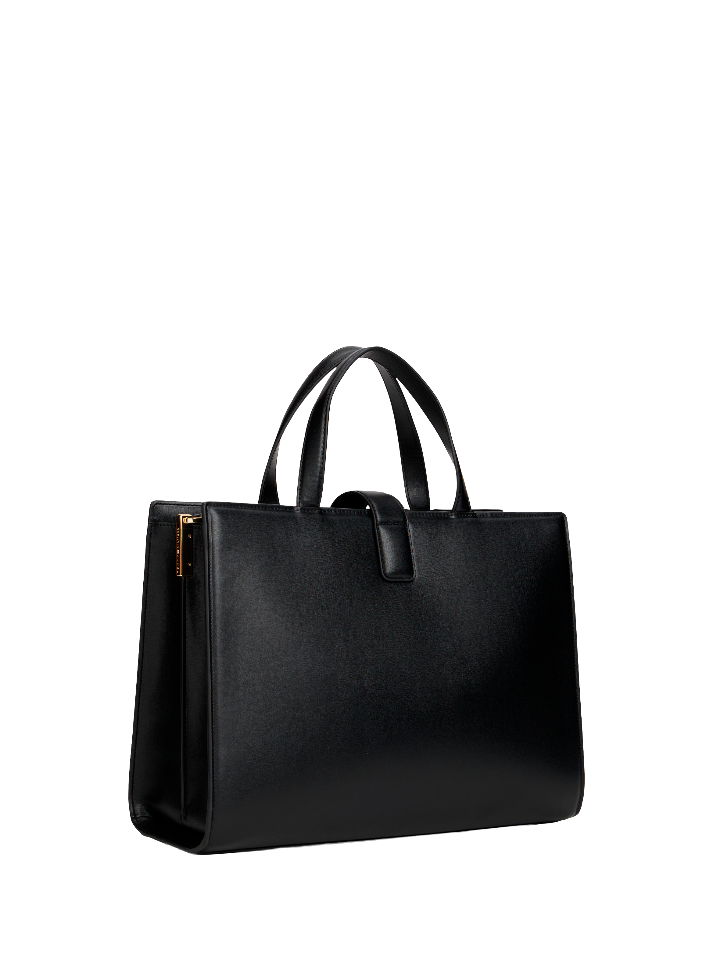 Large business bag with long handles TOMMY HILFIGER Black