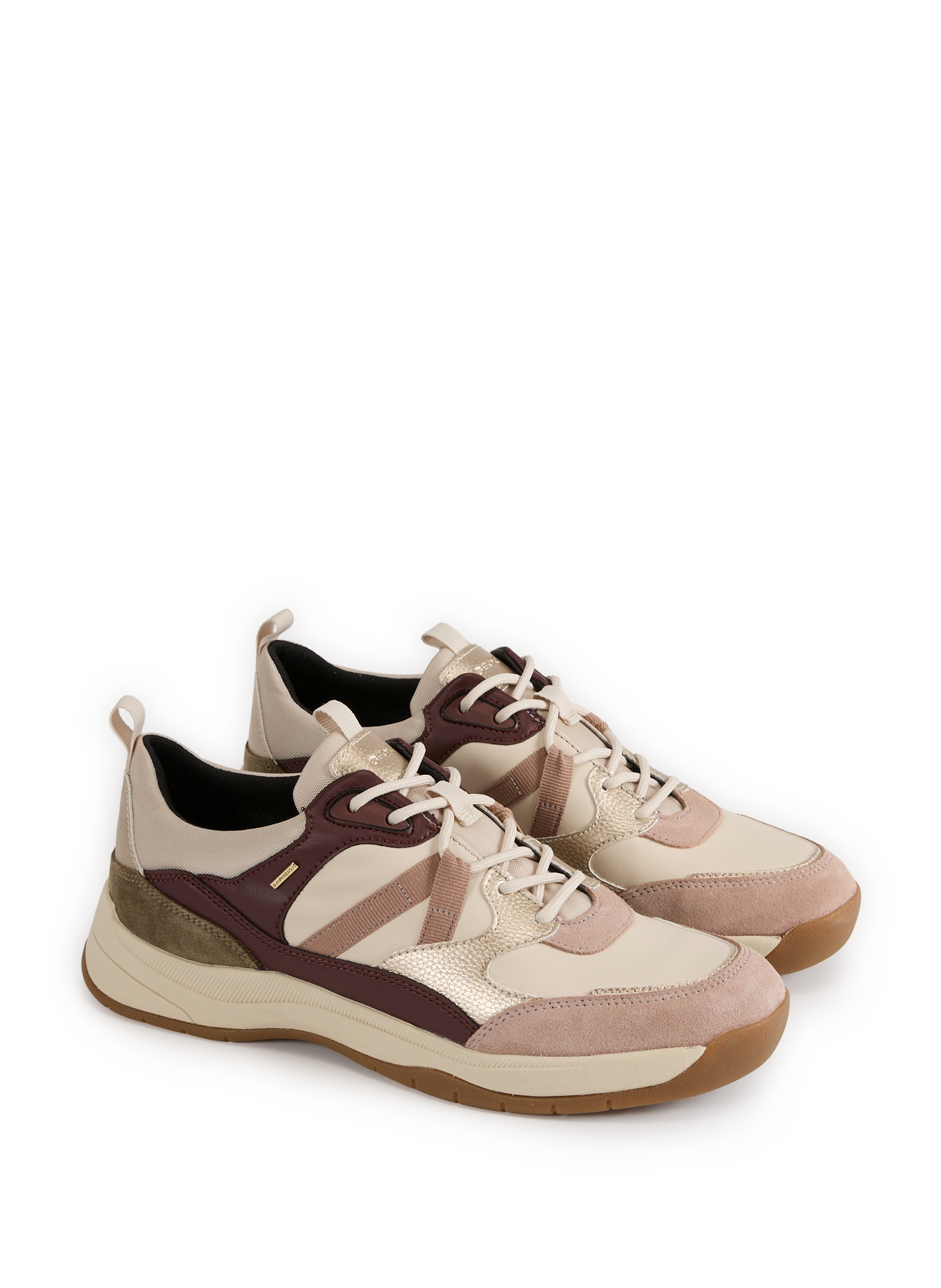 Baskets bi-matière GEOX Multicolore