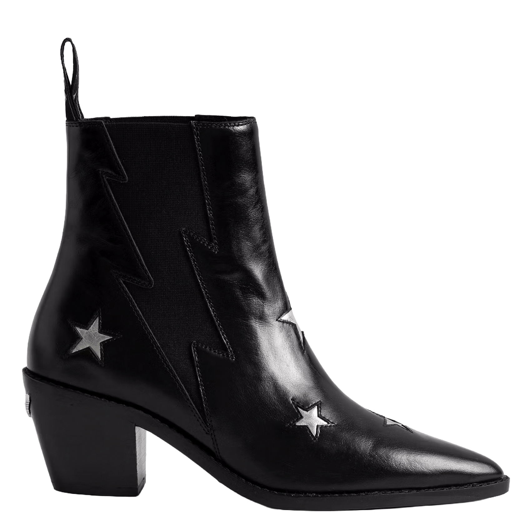 Bottines en cuir tyler ZADIG&VOLTAIRE Noir