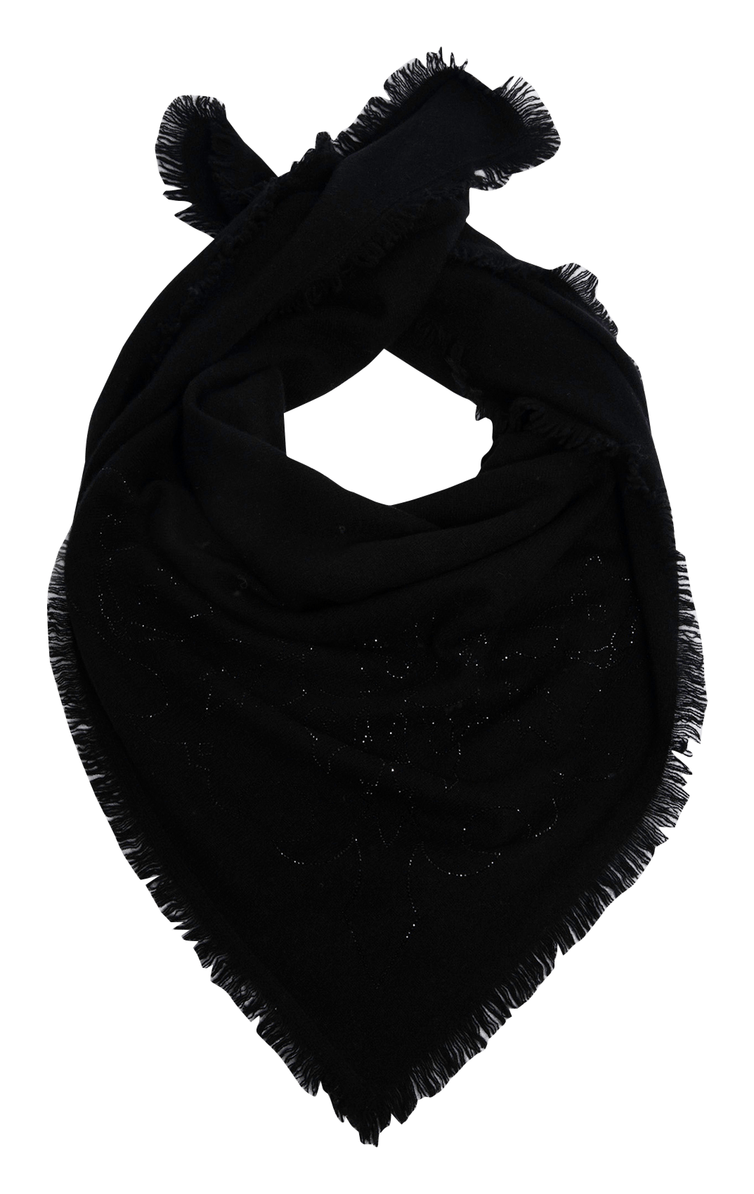 Foulard en cachemire stevie ZADIG&VOLTAIRE Noir