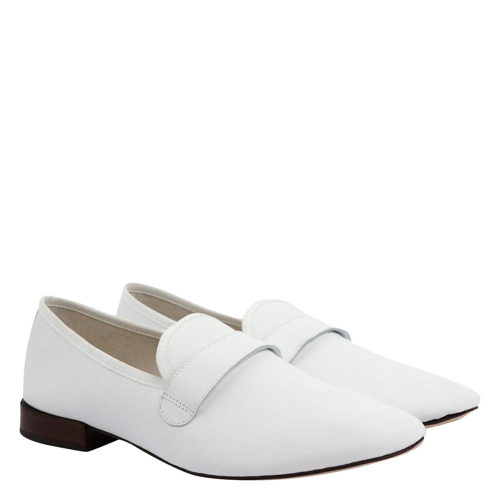 Mocassins en cuir michael REPETTO Blanc