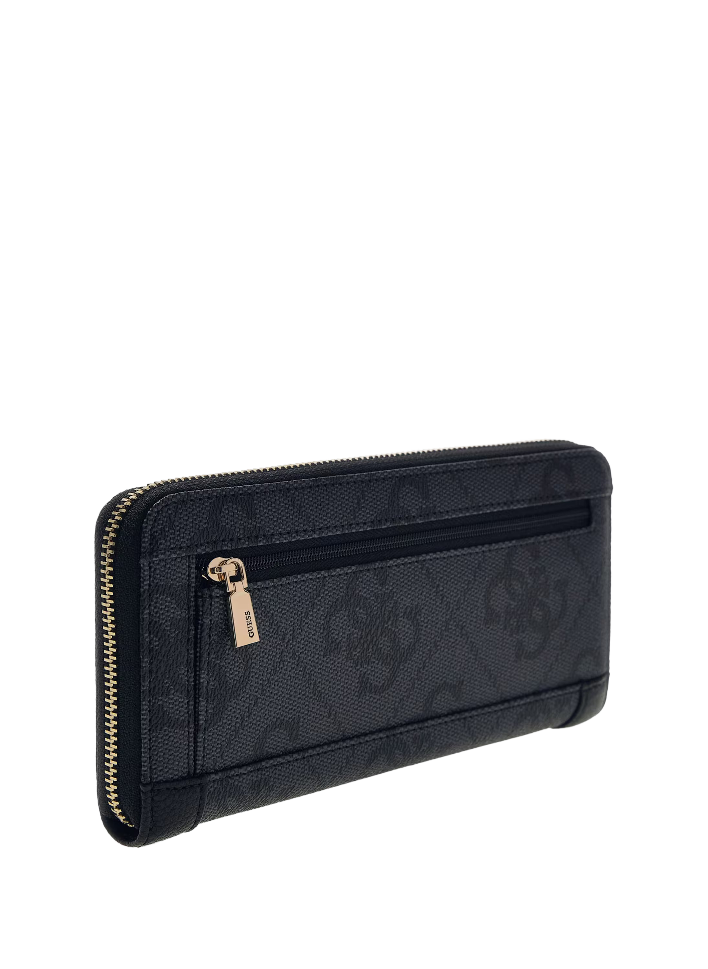 Portefeuille monogrammé effet cuir GUESS Gris