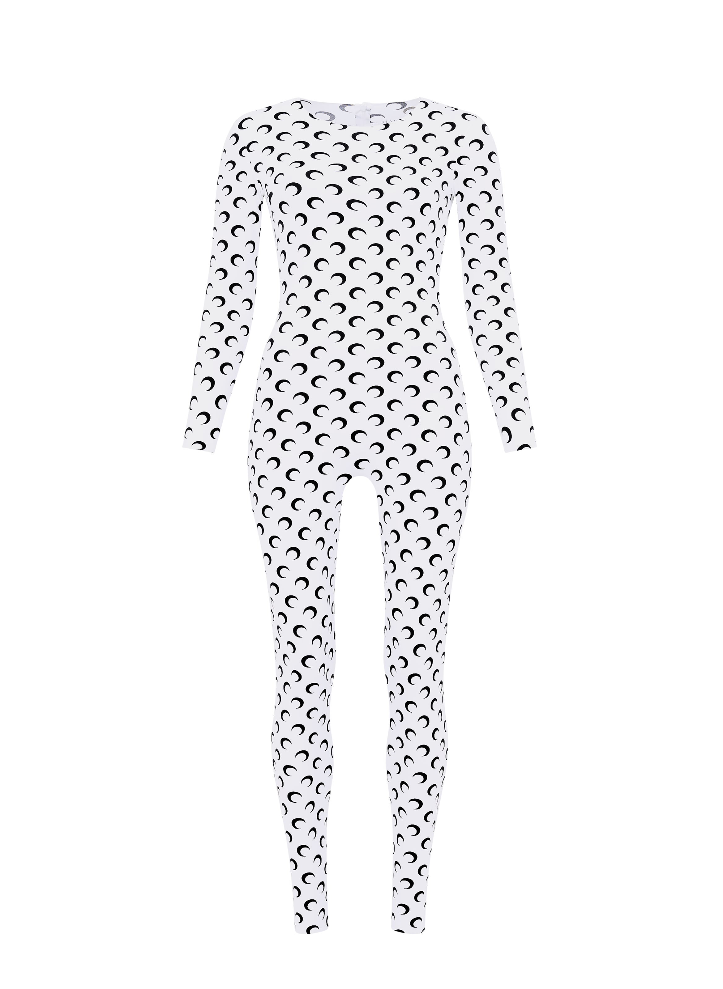 Combinaison moon en jersey recyclé MARINE SERRE Blanc