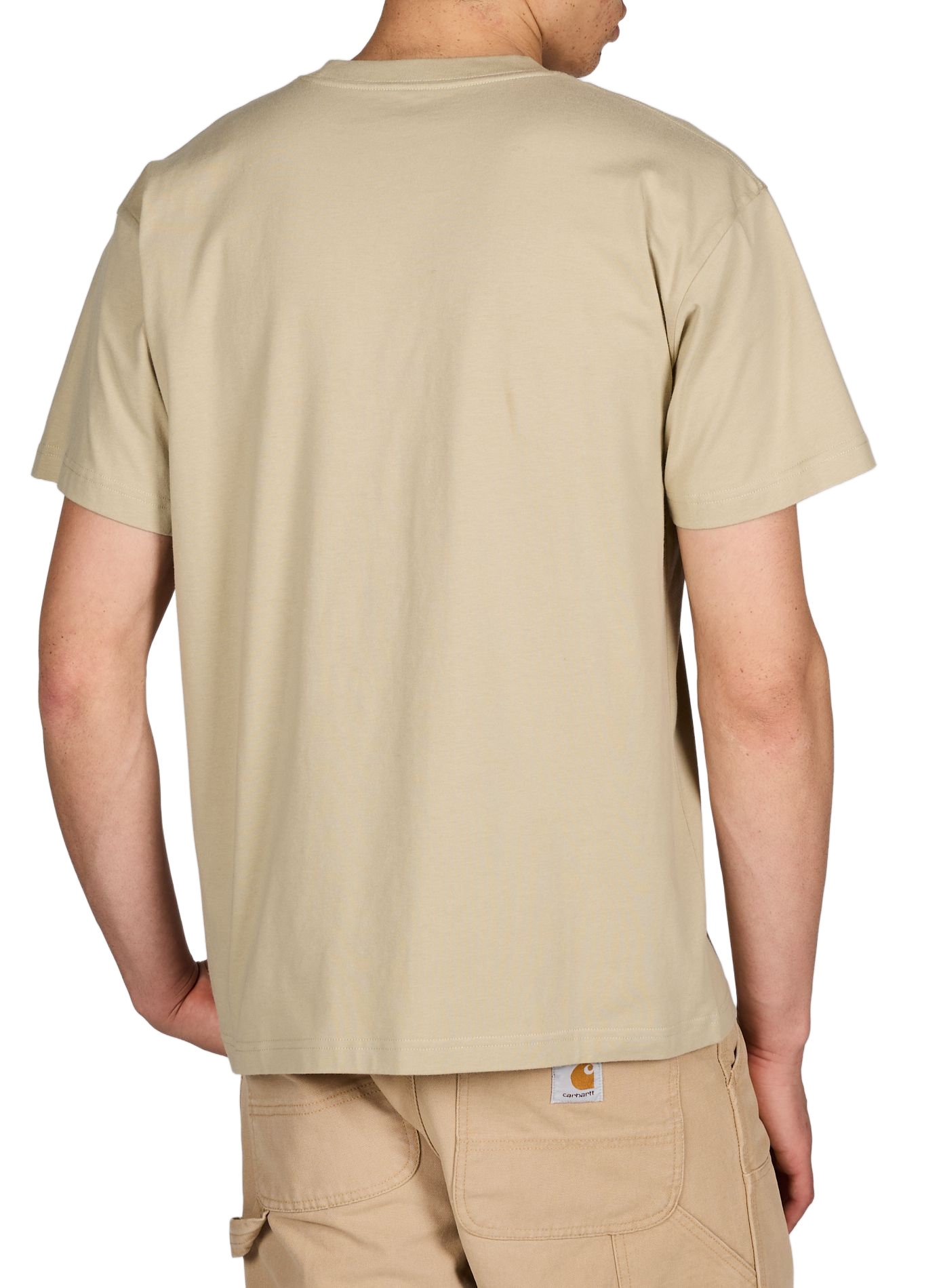 Camiseta recta de algodón CARHARTT WIP Beige