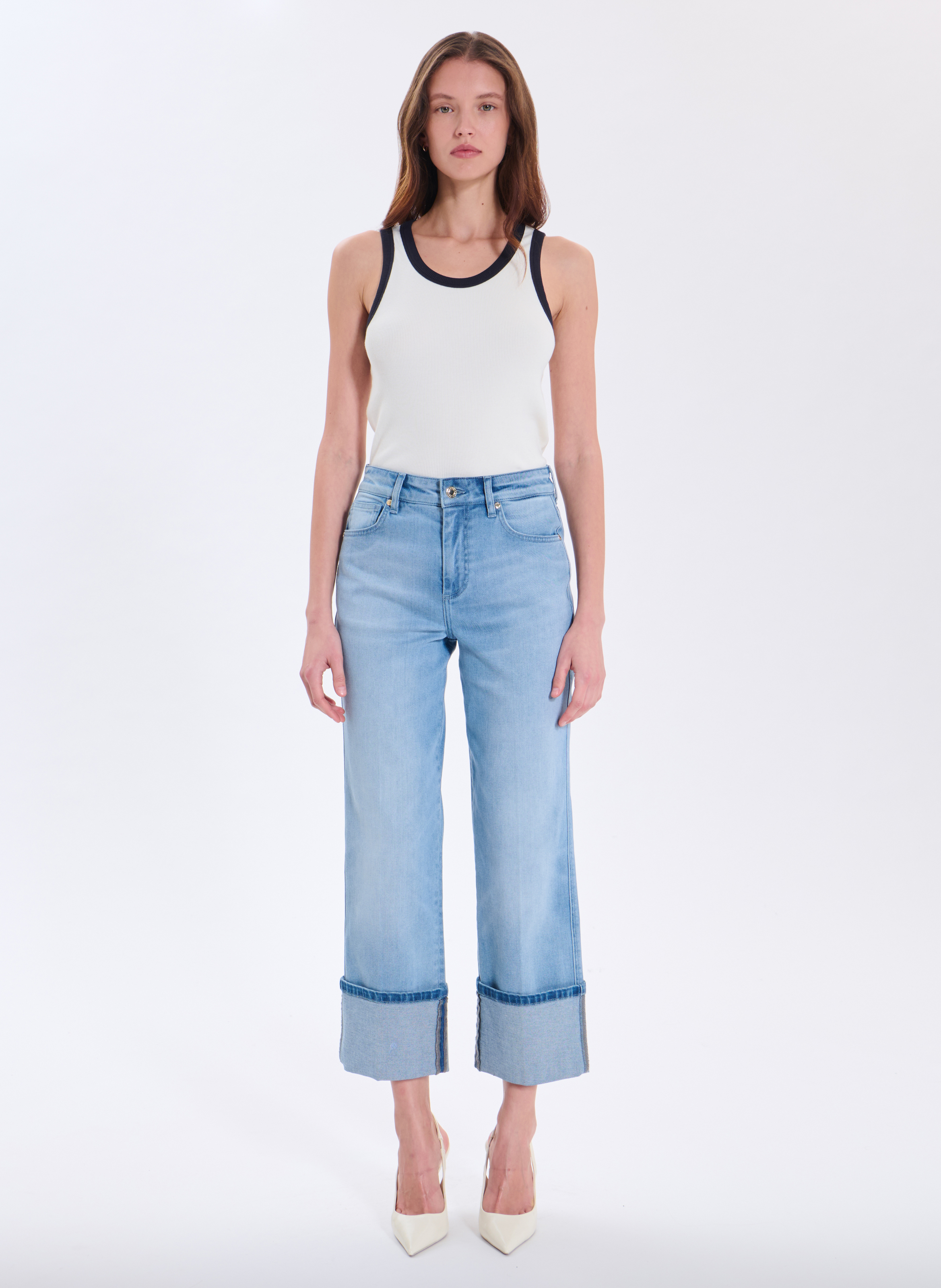 Jeans  popus ZAPA Bleu