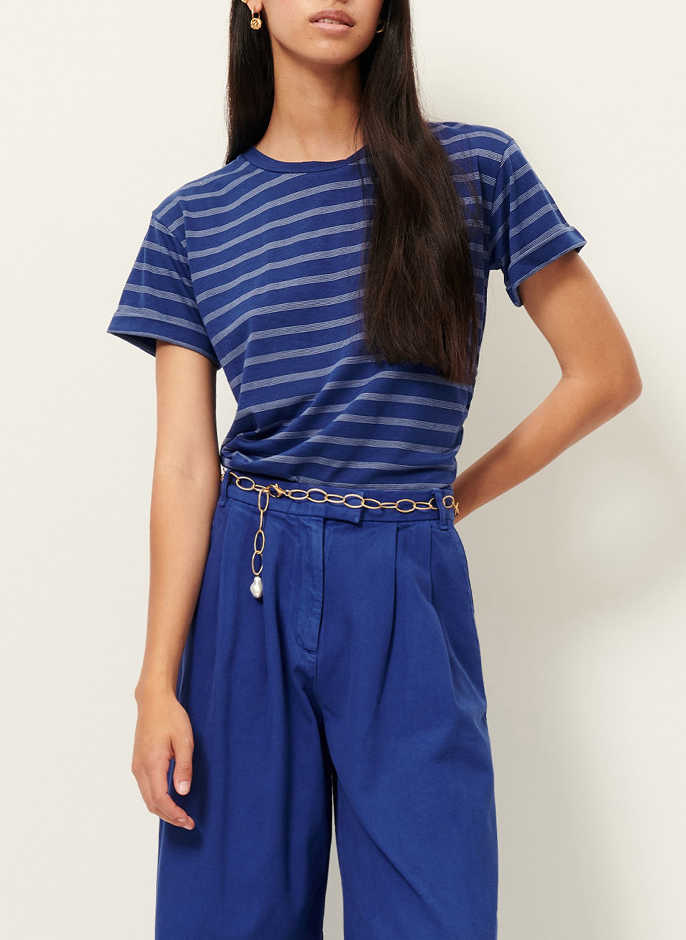 T-shirt droit à rayures flaherty SESSUN Bleu