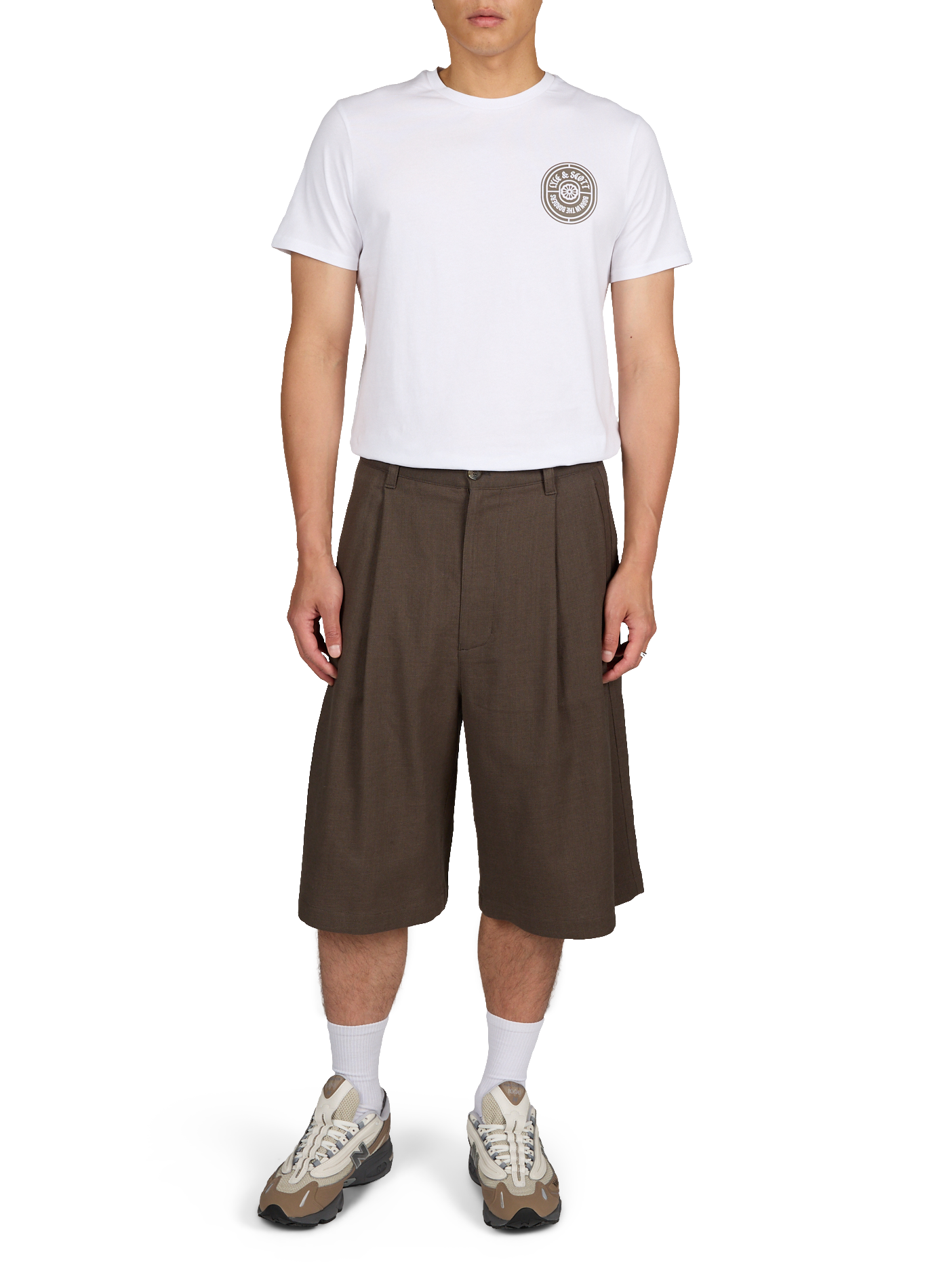 T-shirt à logo en coton LYLE & SCOTT Blanc