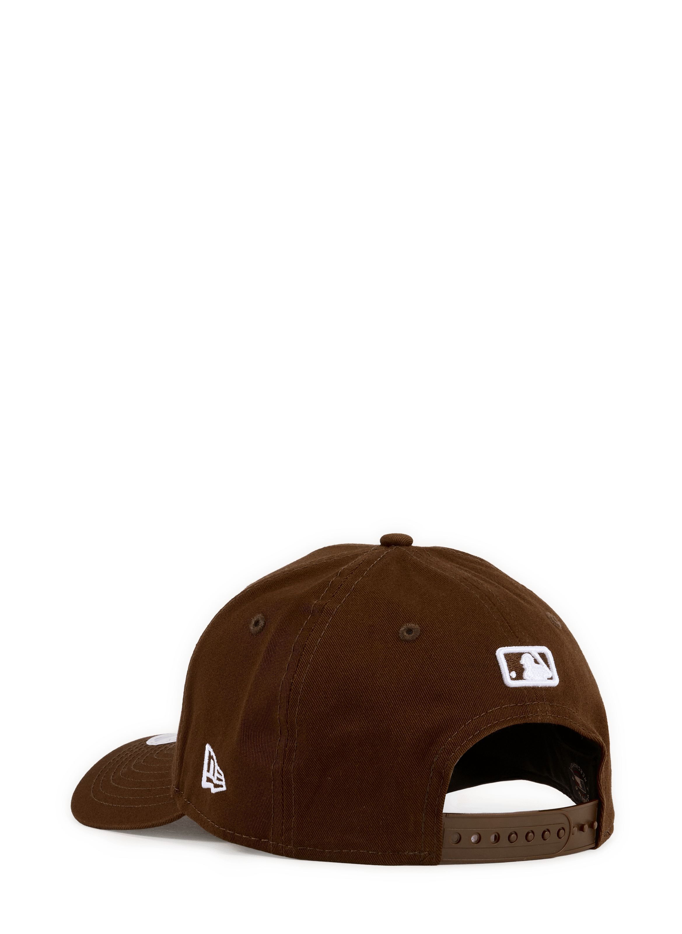 Casquette à motif brodé en coton NEW ERA Marron