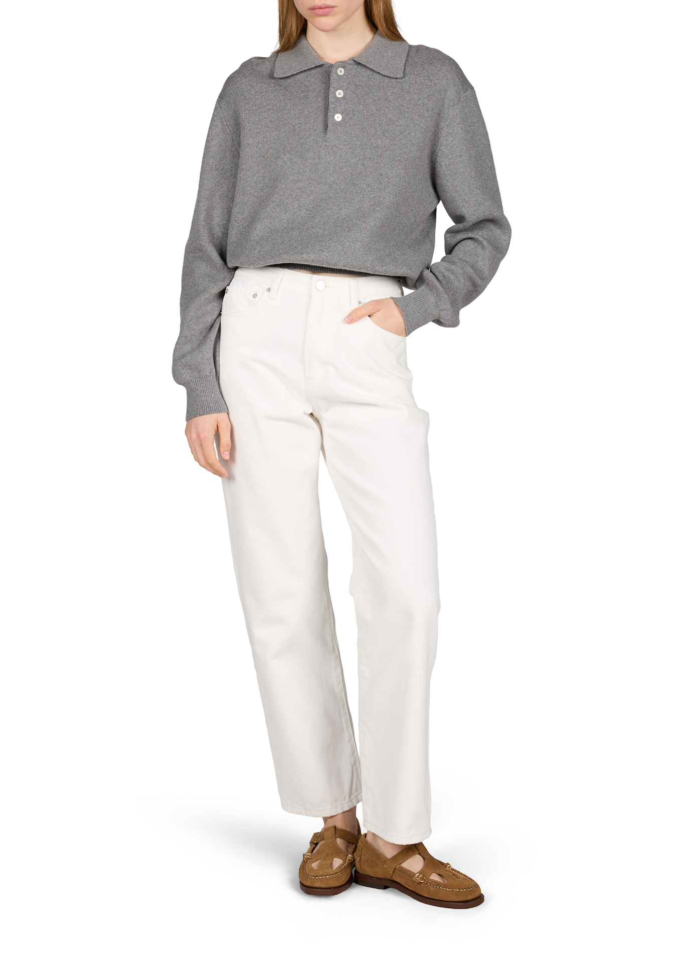 Angelina Fleshout suede leather moccasins SEBAGO Beige