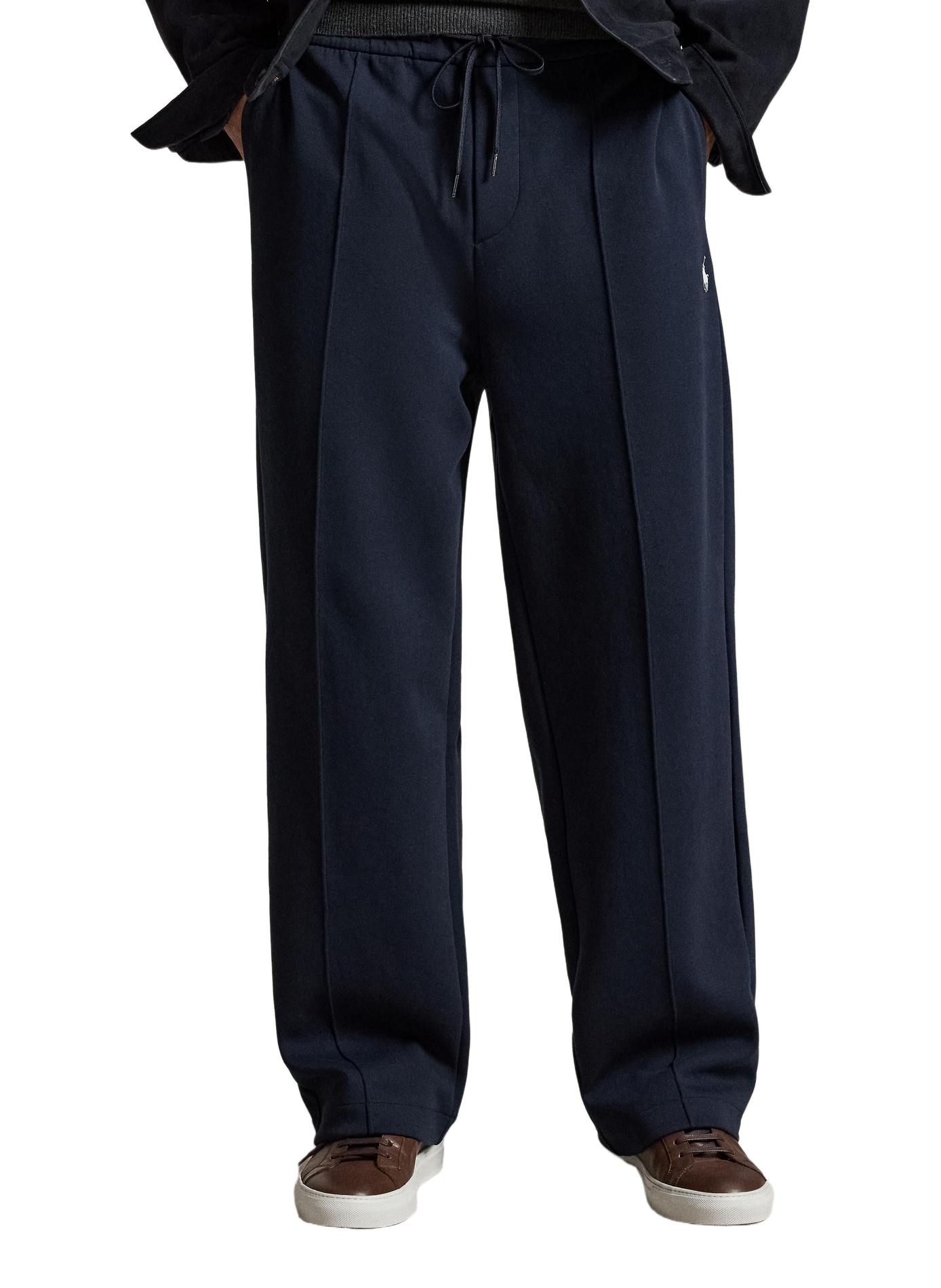 Large straight jogging pants in blended cotton POLO RALPH LAUREN Blue