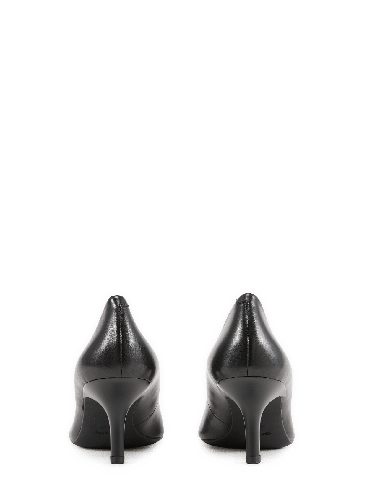 Leather heels GEOX Black