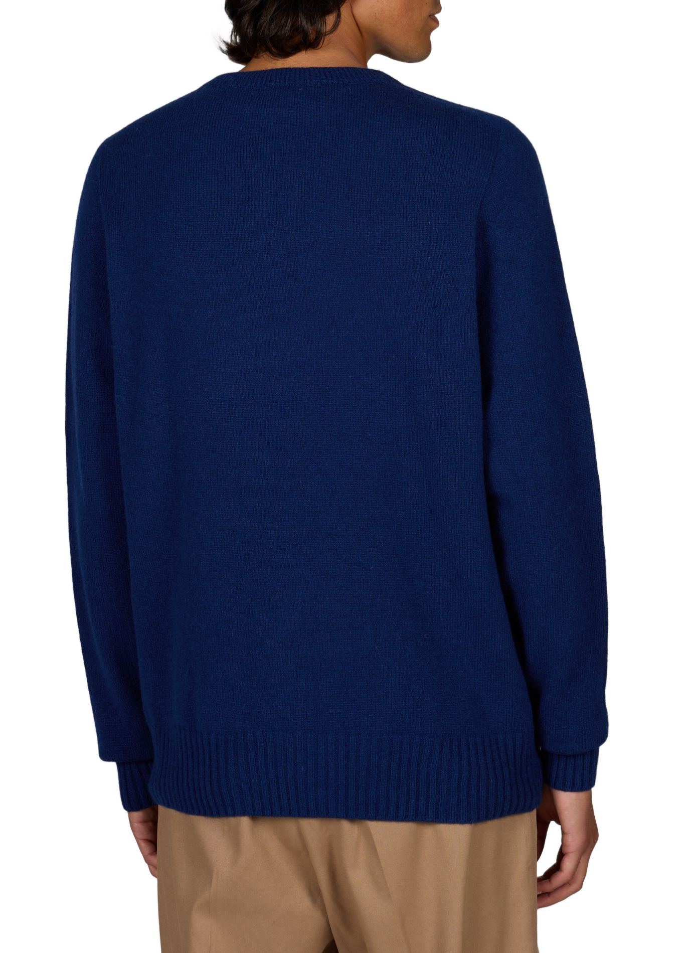 Pullover aus Merino- und Kaschmirwolle CÉZEMBRE Blau