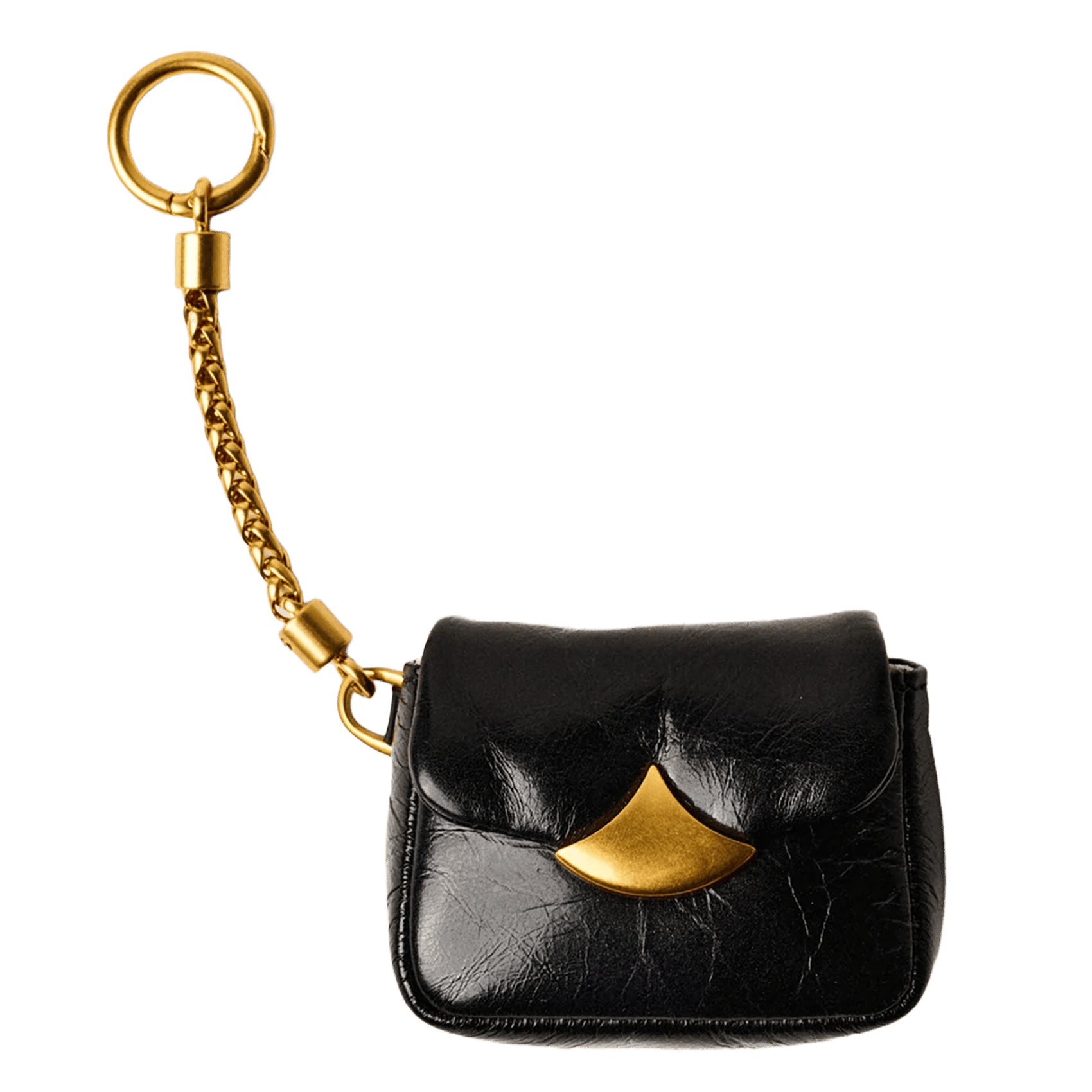 Etui airpods en cuir puffy grigri SESSUN Noir