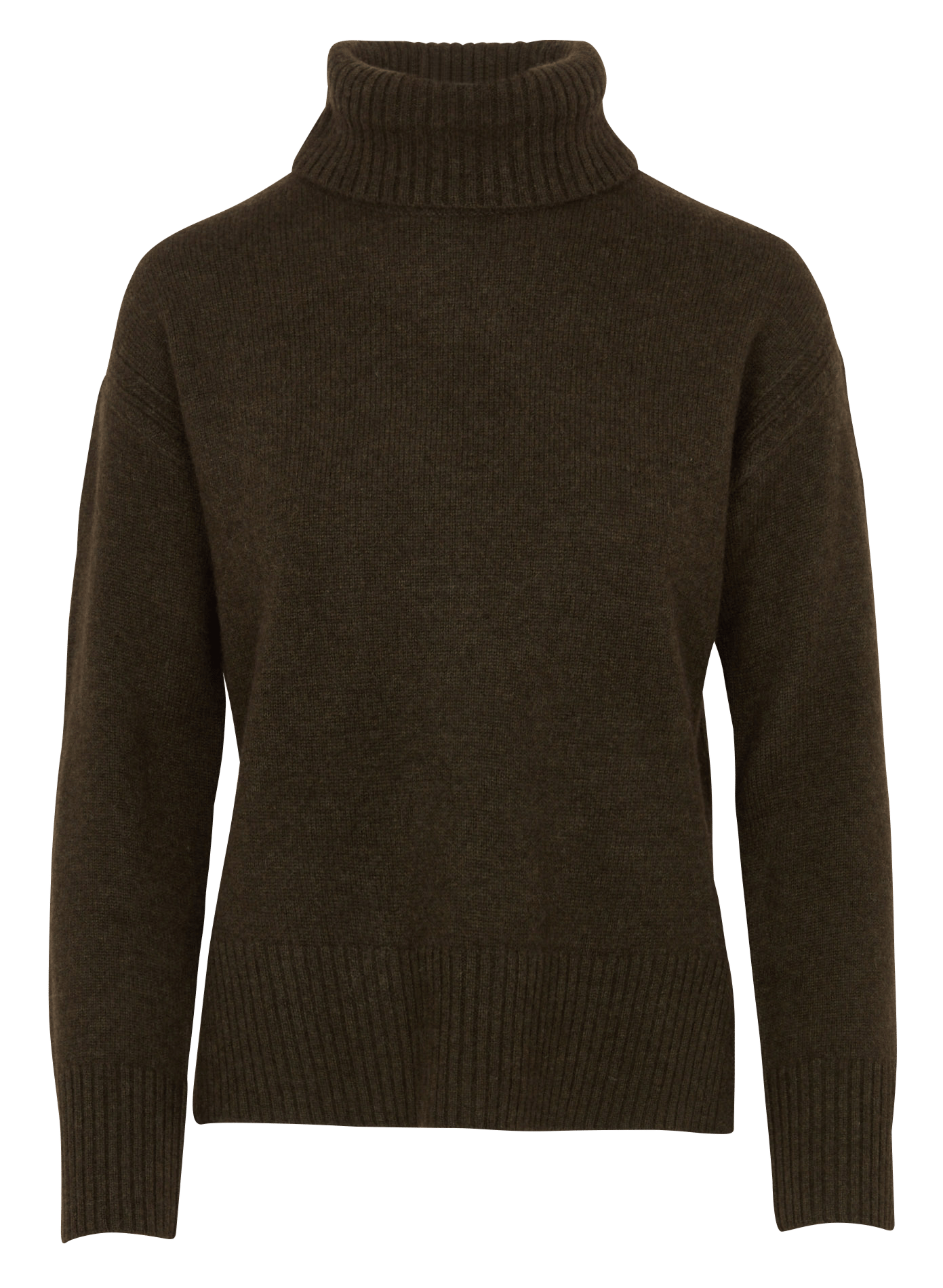 Pull col roulé droit en laine arnold MAISON 123 Kaki