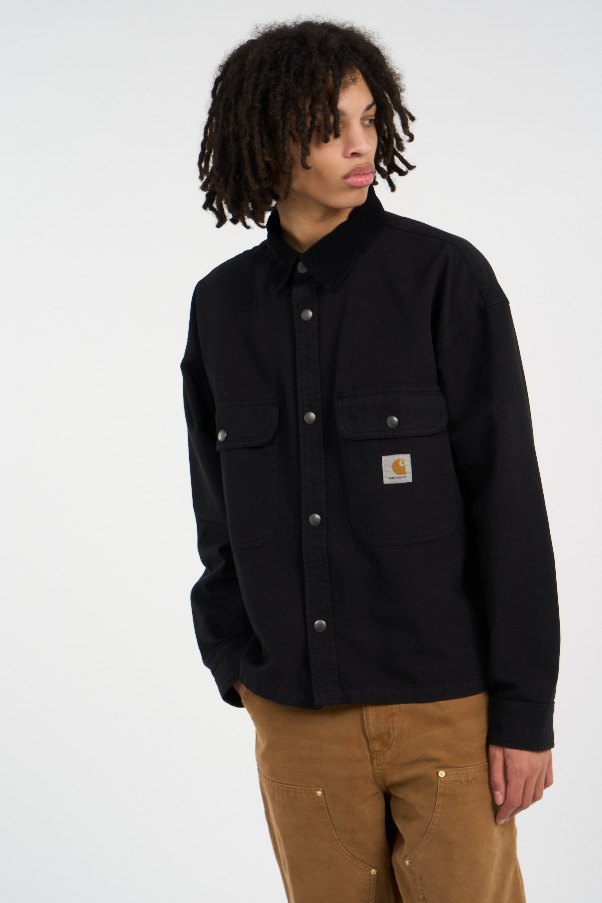 Surchemise prescott shirt jac CARHARTT WIP Noir