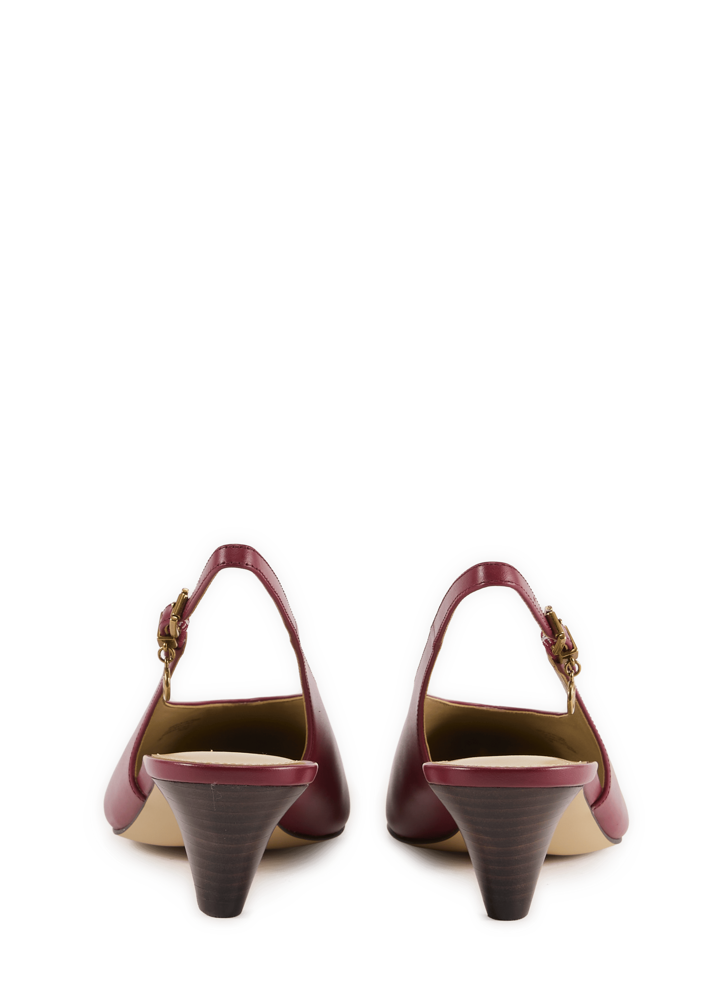 Tonya leather slingback shoes MICHAEL KORS Red