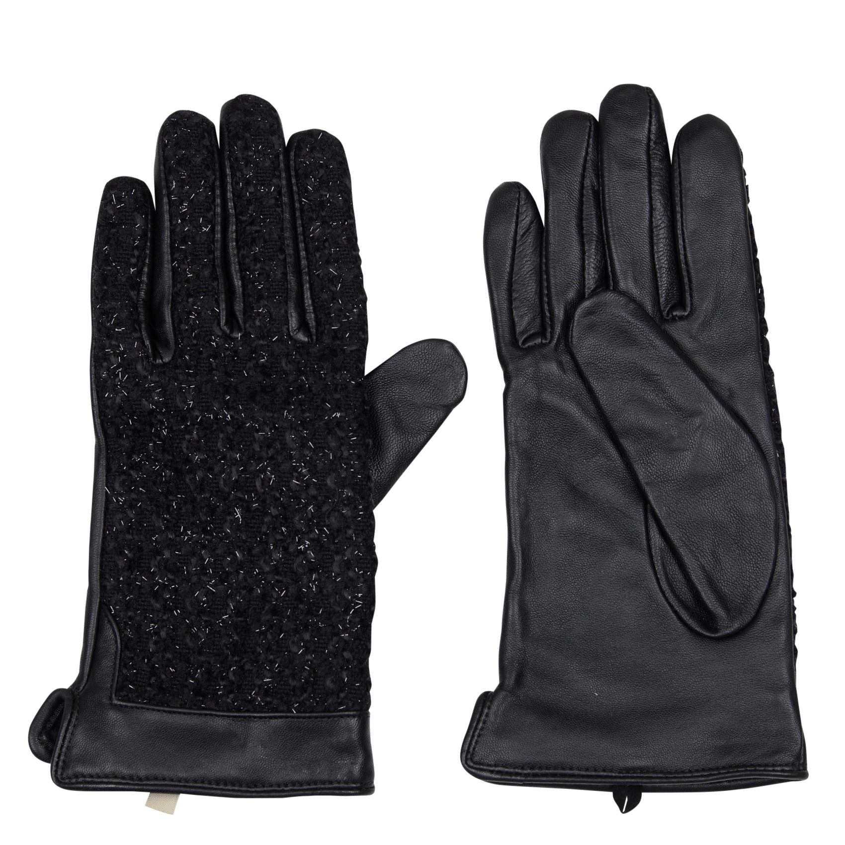 Handschoenen met tweedlook LA FEE MARABOUTEE Zwart