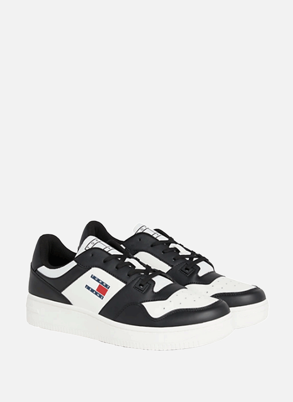 TOMMY HILFIGER Leather sneakers  Black