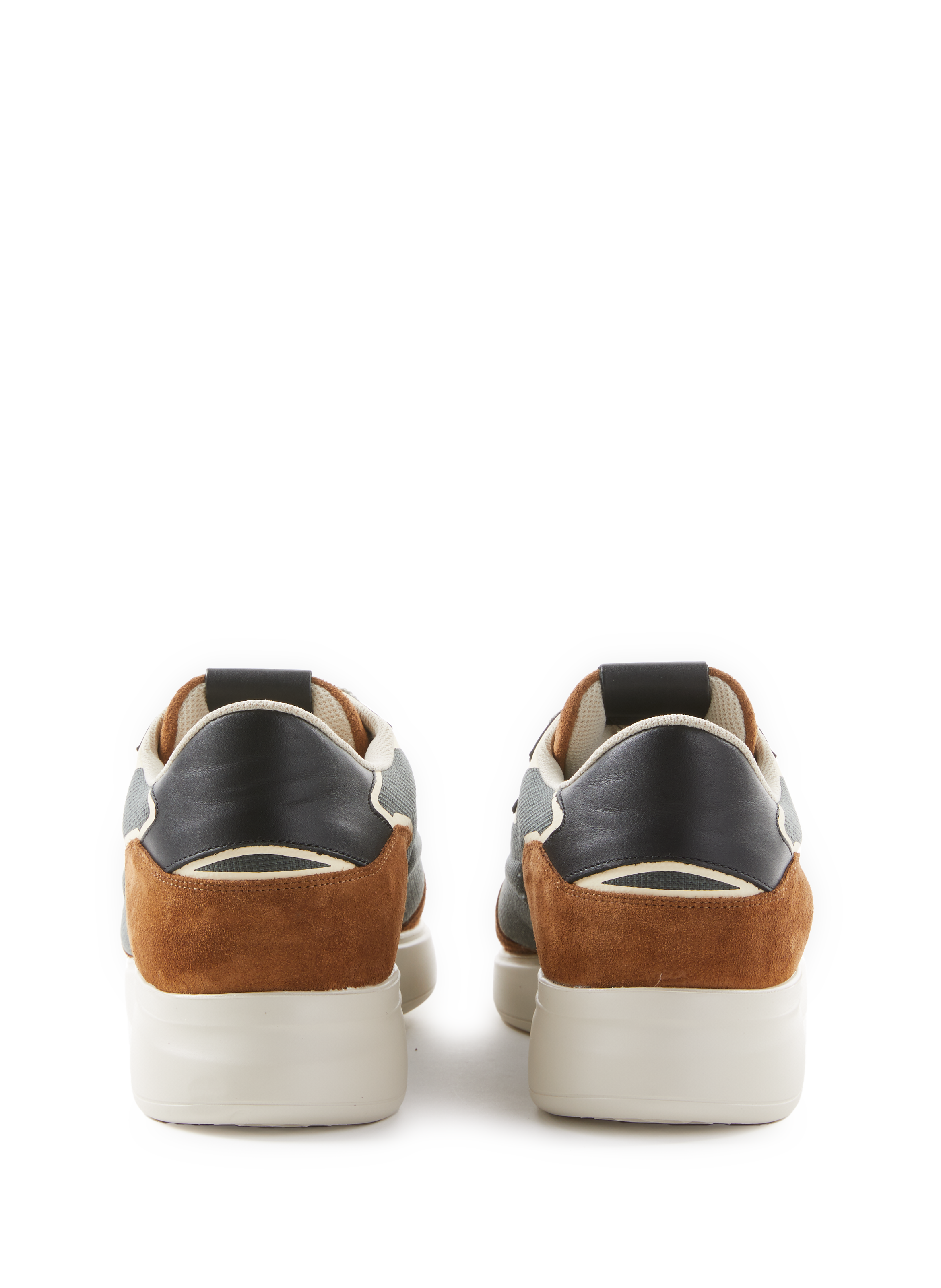 Baskets bi-matière  SAISON 1865 Multicolore