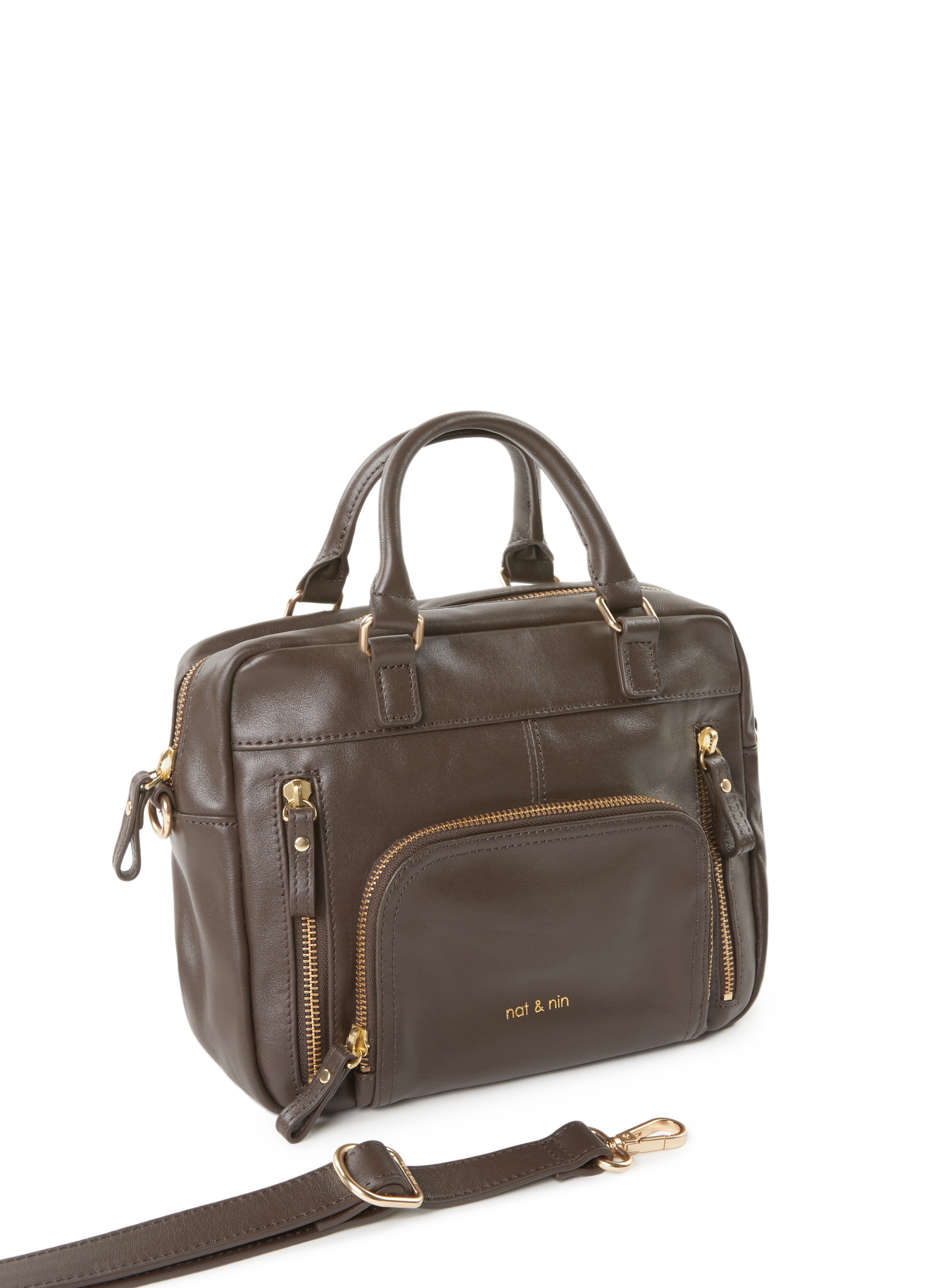 Mini Macy Bag NAT & NIN Brown