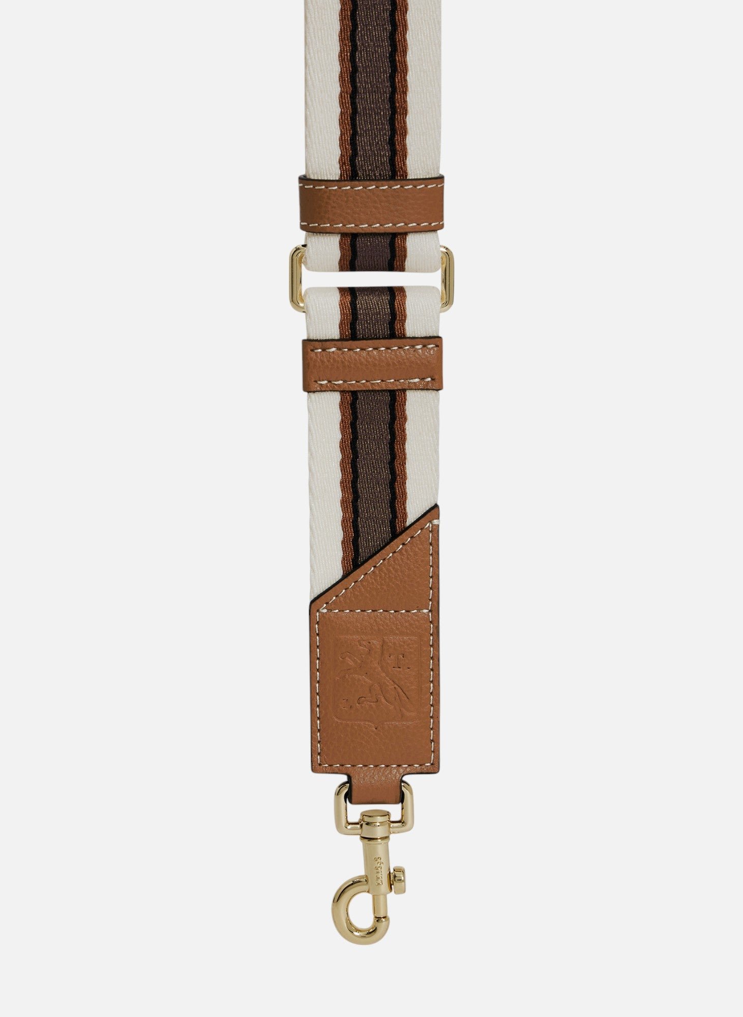 Bandoulière à rayures ajustable Noir