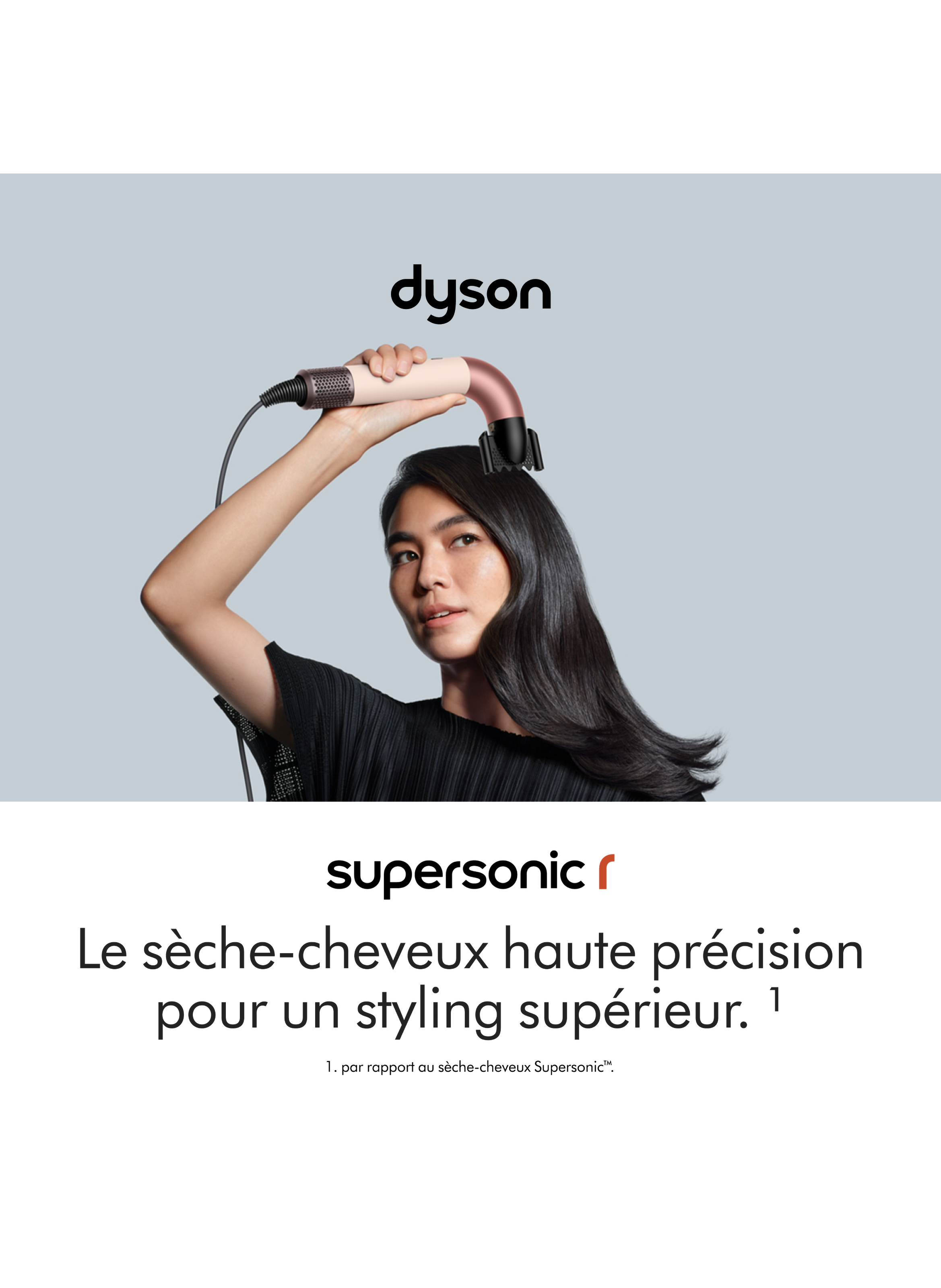 Supersonic R™ Straight to Wavy Hair Rose Gold and Ceramic DYSON No color