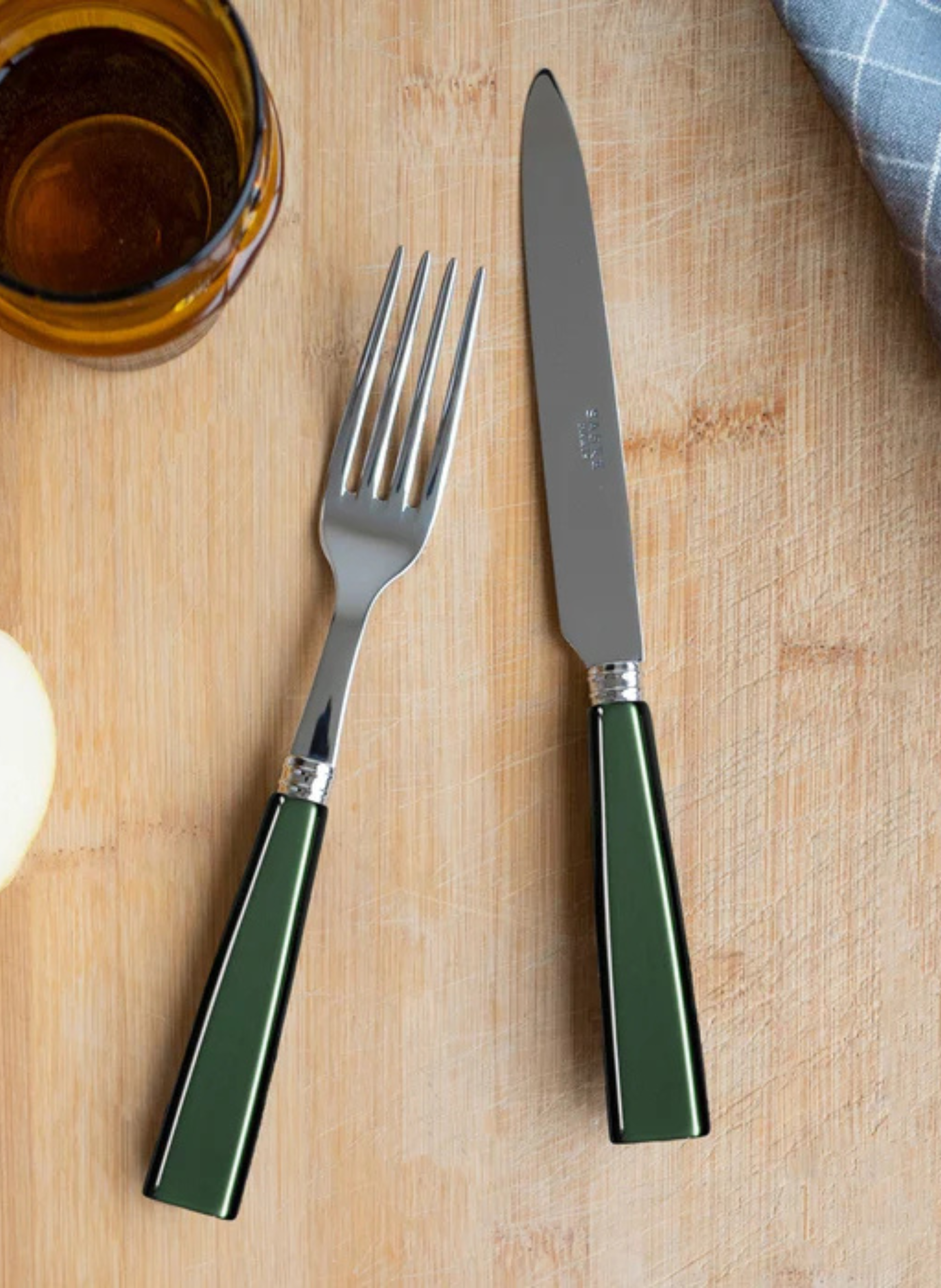 Couteau de table, icône SABRE PARIS Vert