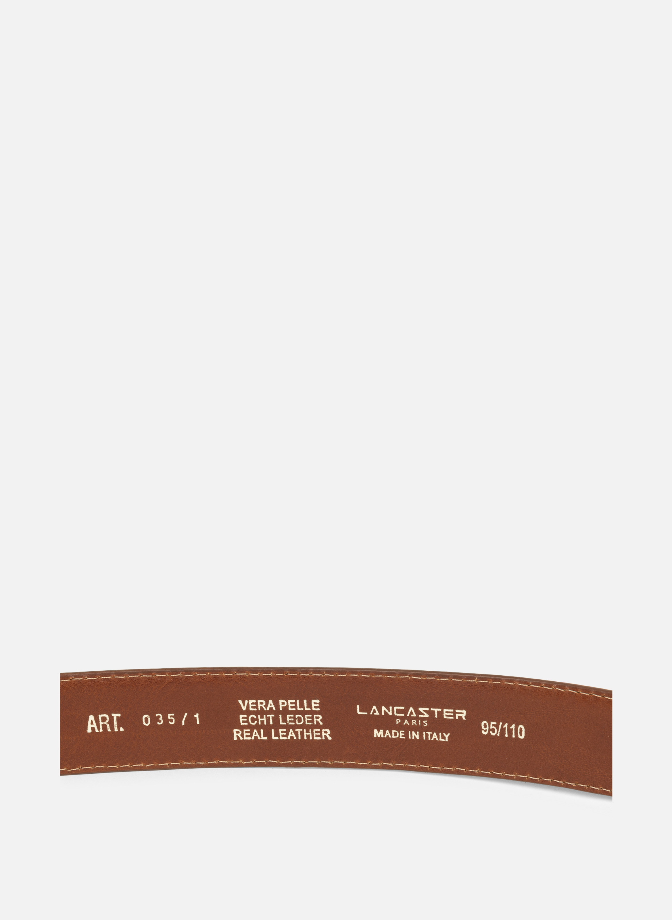 Belt - Ceinture Soft Homme LANCASTER Brown