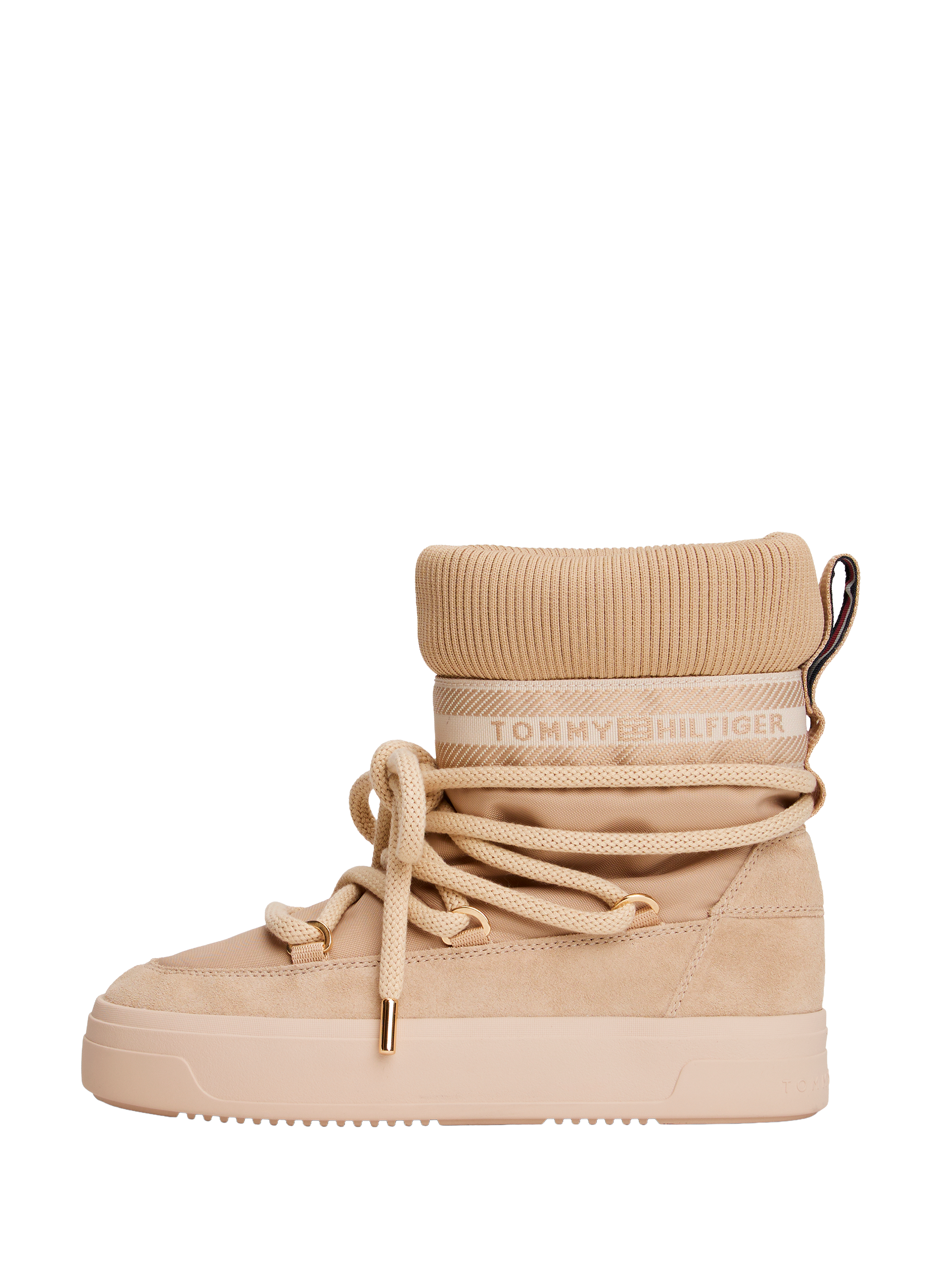 Bottines à bout rond TOMMY HILFIGER Beige