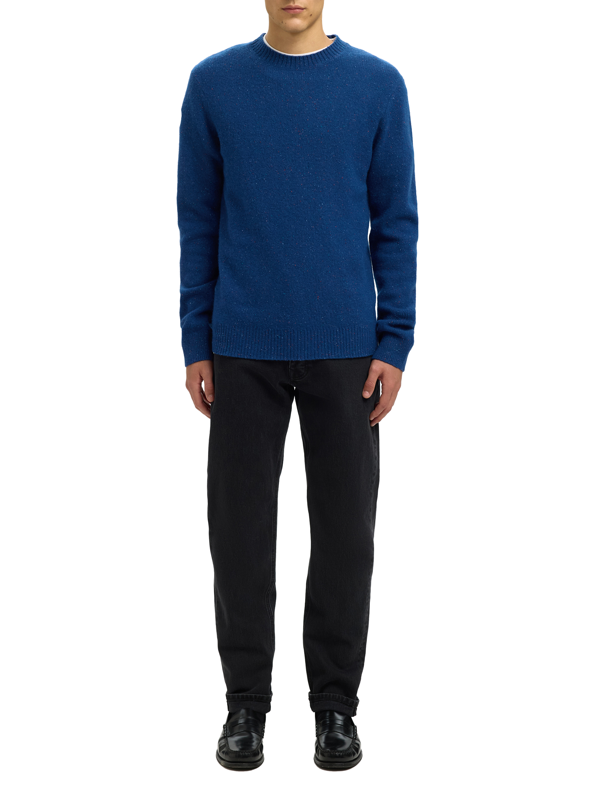 Pull en laine mélangée SELECTED Bleu