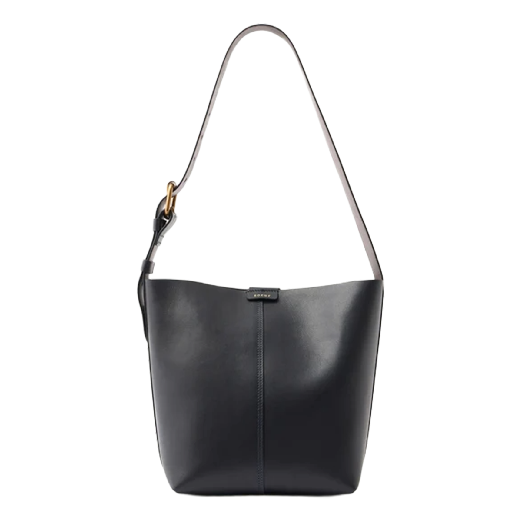 Sac seau en cuir saudade mini SOEUR Marron