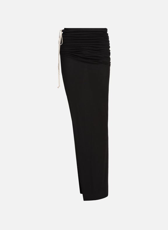 Extra Long Skirt Black by RICK OWENS RICK OWENS Extra Long Skirt Black