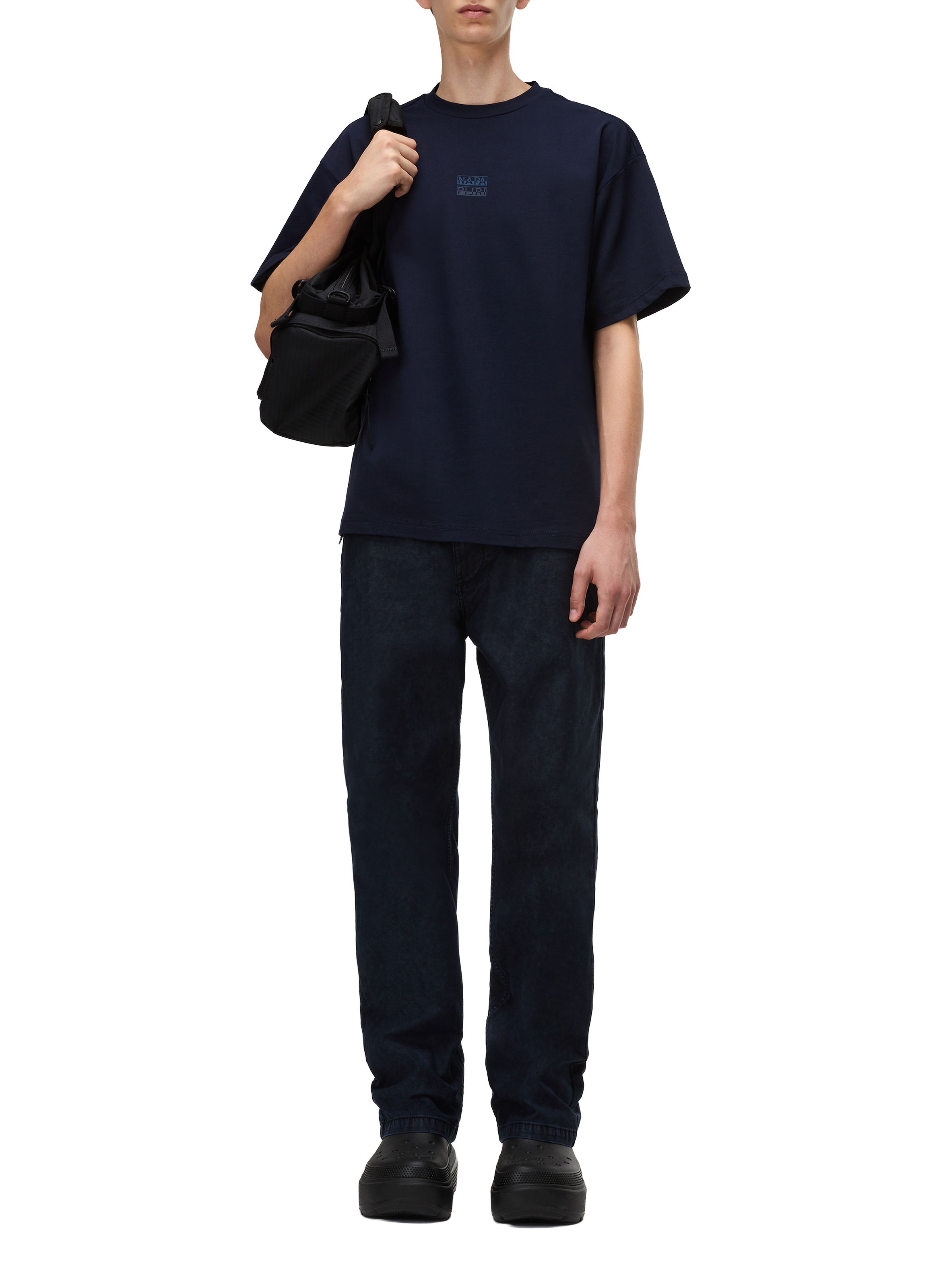 Classic Cotton T-Shirt NAPAPIJRI Blue