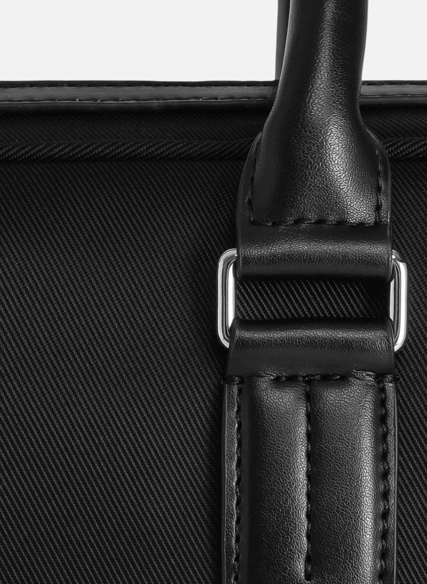 Porte documents 1 soufflet 15" gaspard LE TANNEUR Noir