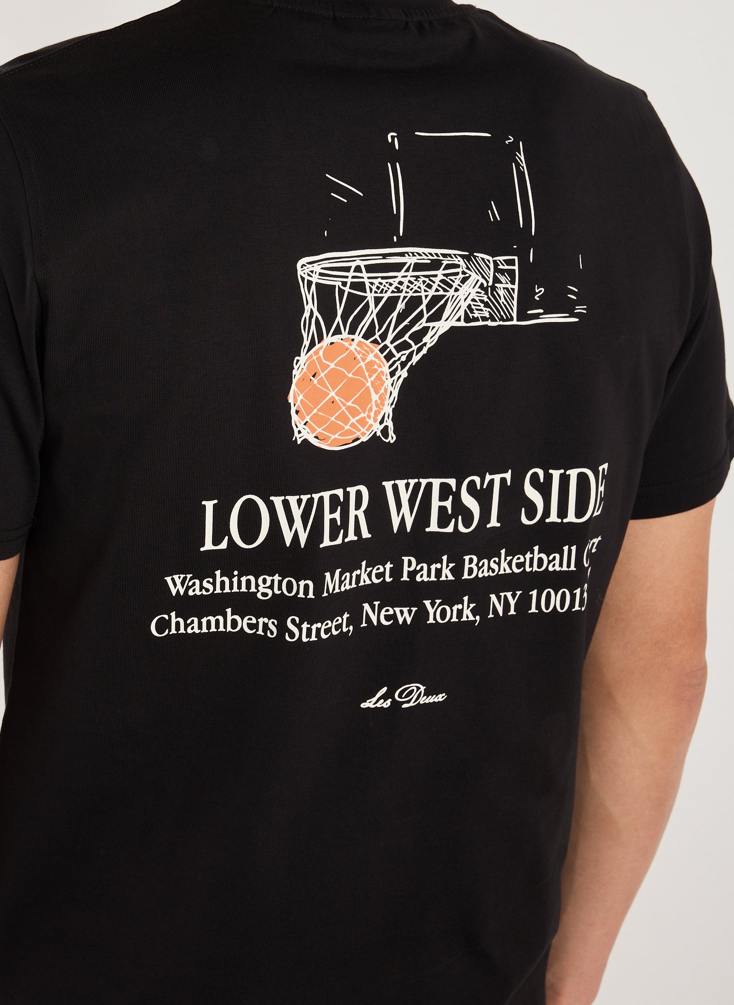 T-shirt à imprimé LES DEUX Noir