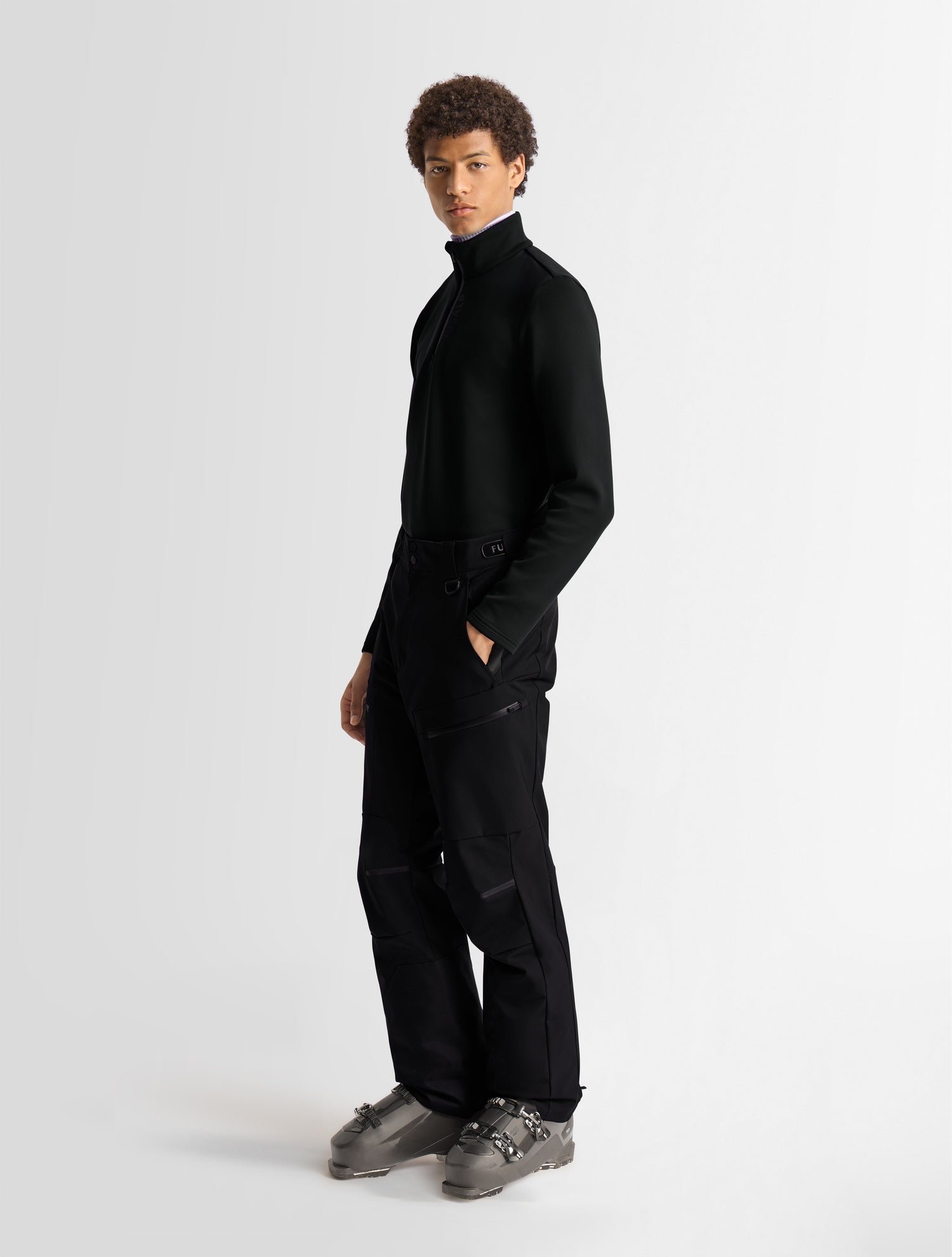 Pantalon de ski sidyo coupe regular FUSALP Noir