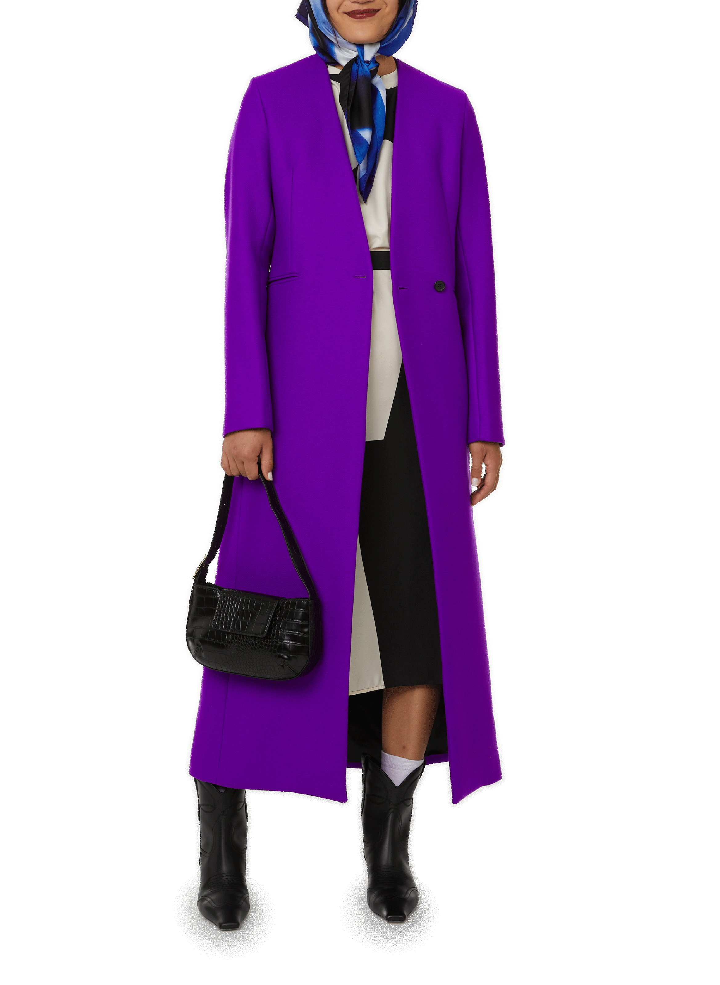 SAISON 1865 Wool coat Purple