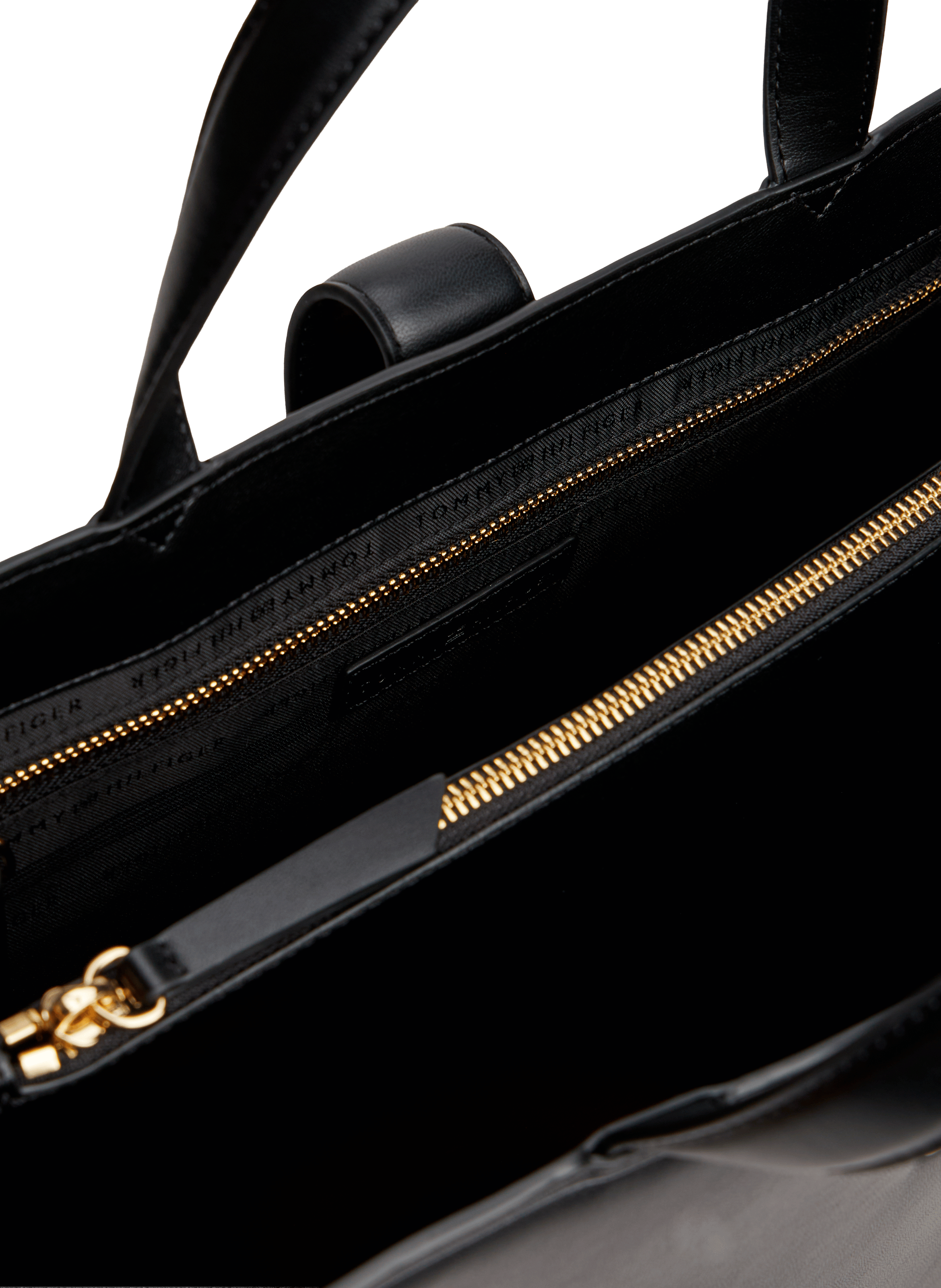 Large business bag with long handles TOMMY HILFIGER Black