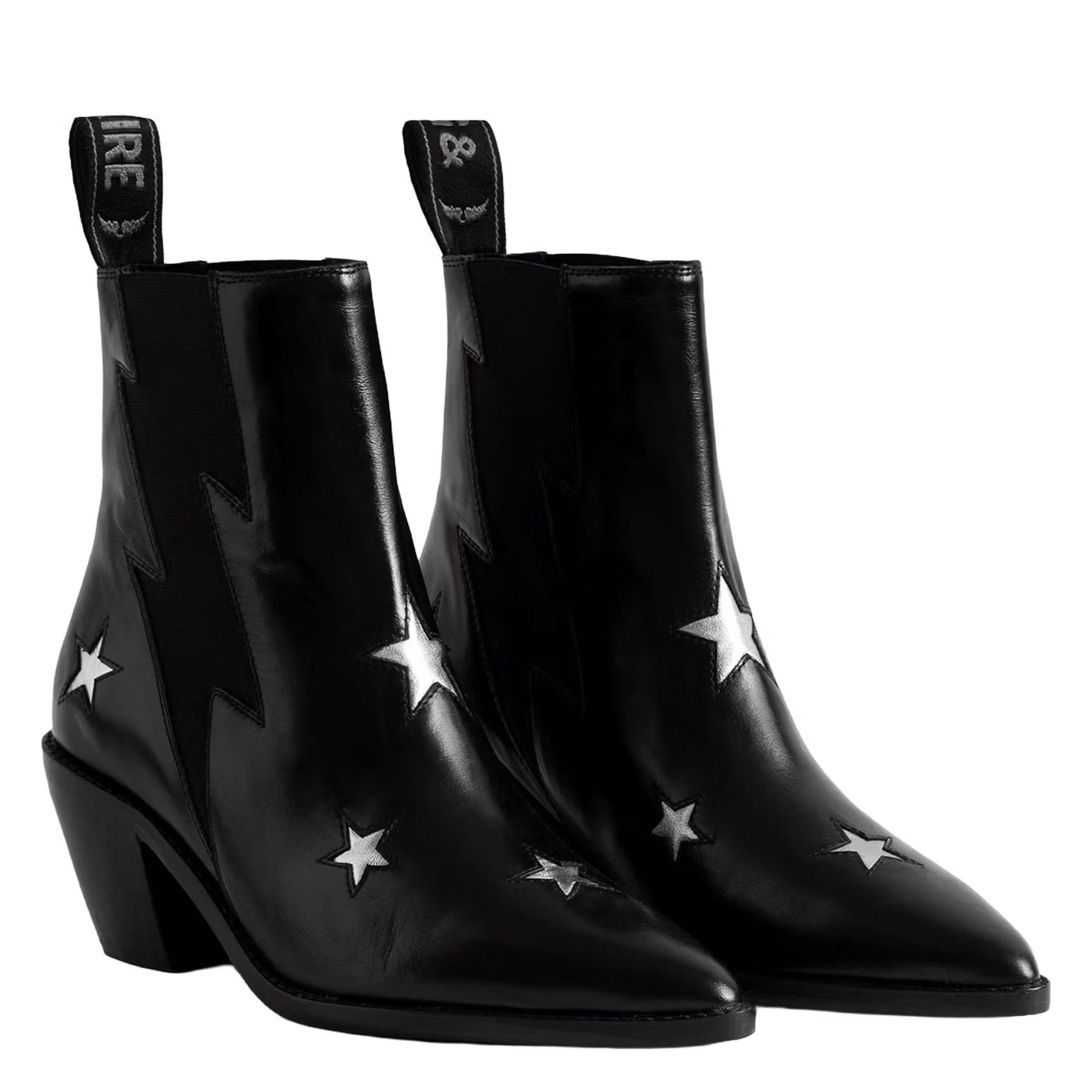 Bottines en cuir tyler ZADIG&VOLTAIRE Noir