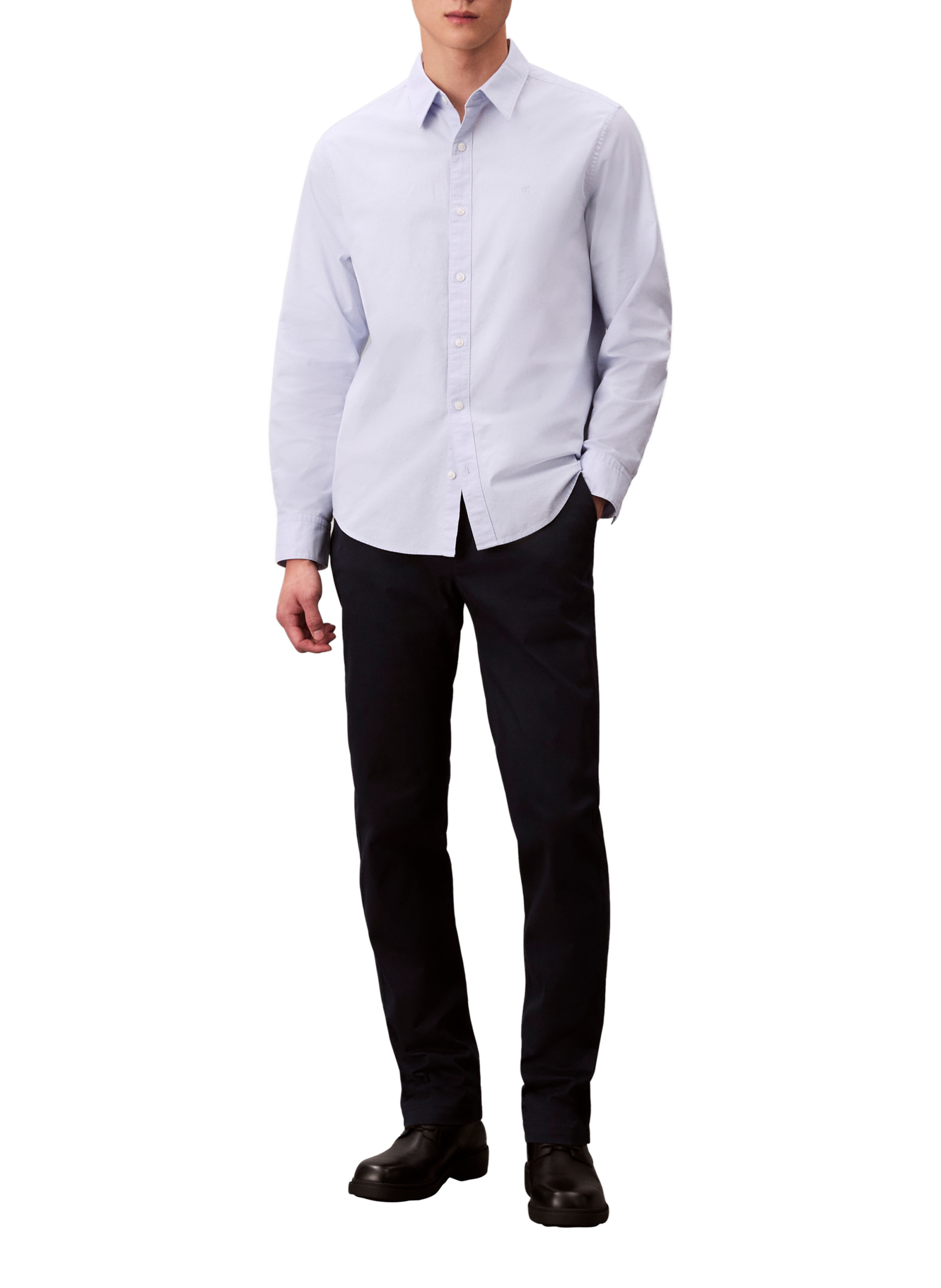 Pantalon slim chino CALVIN KLEIN Bleu