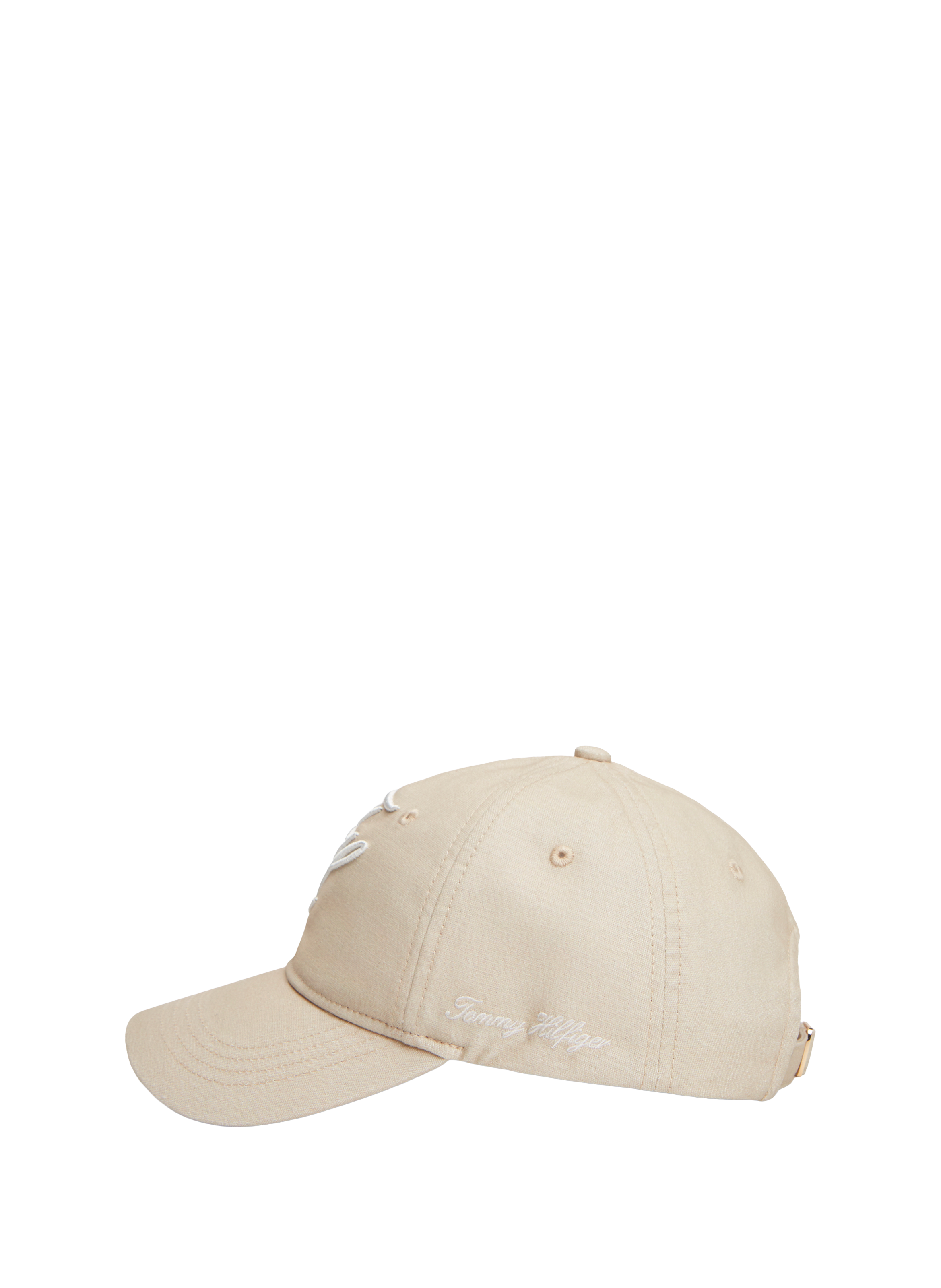 Casquette à logo brodé en coton TOMMY HILFIGER Beige