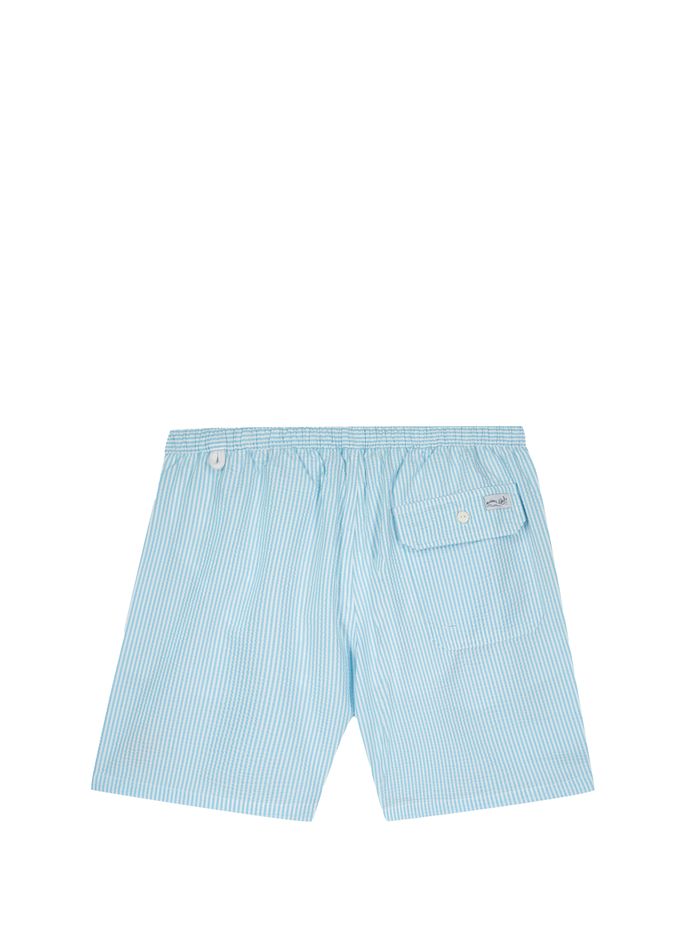 Short de bain Lobster en coton mélangé MAISON LABICHE Bleu