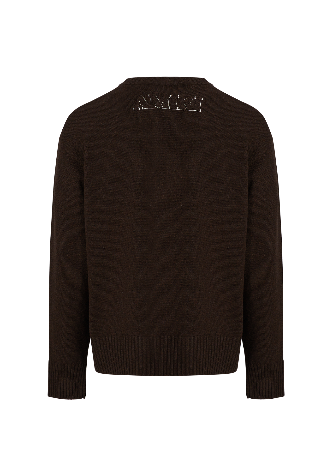 <p>Straight Woolen Long Sleeve Pullover</p> AMIRI Multicolour