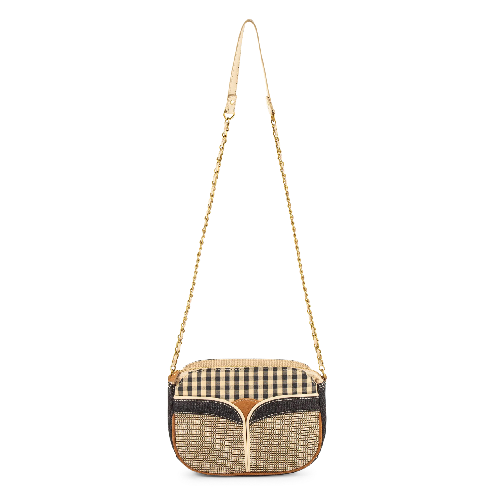 Sac bandoulière en coton mélangé divine v SESSUN Beige
