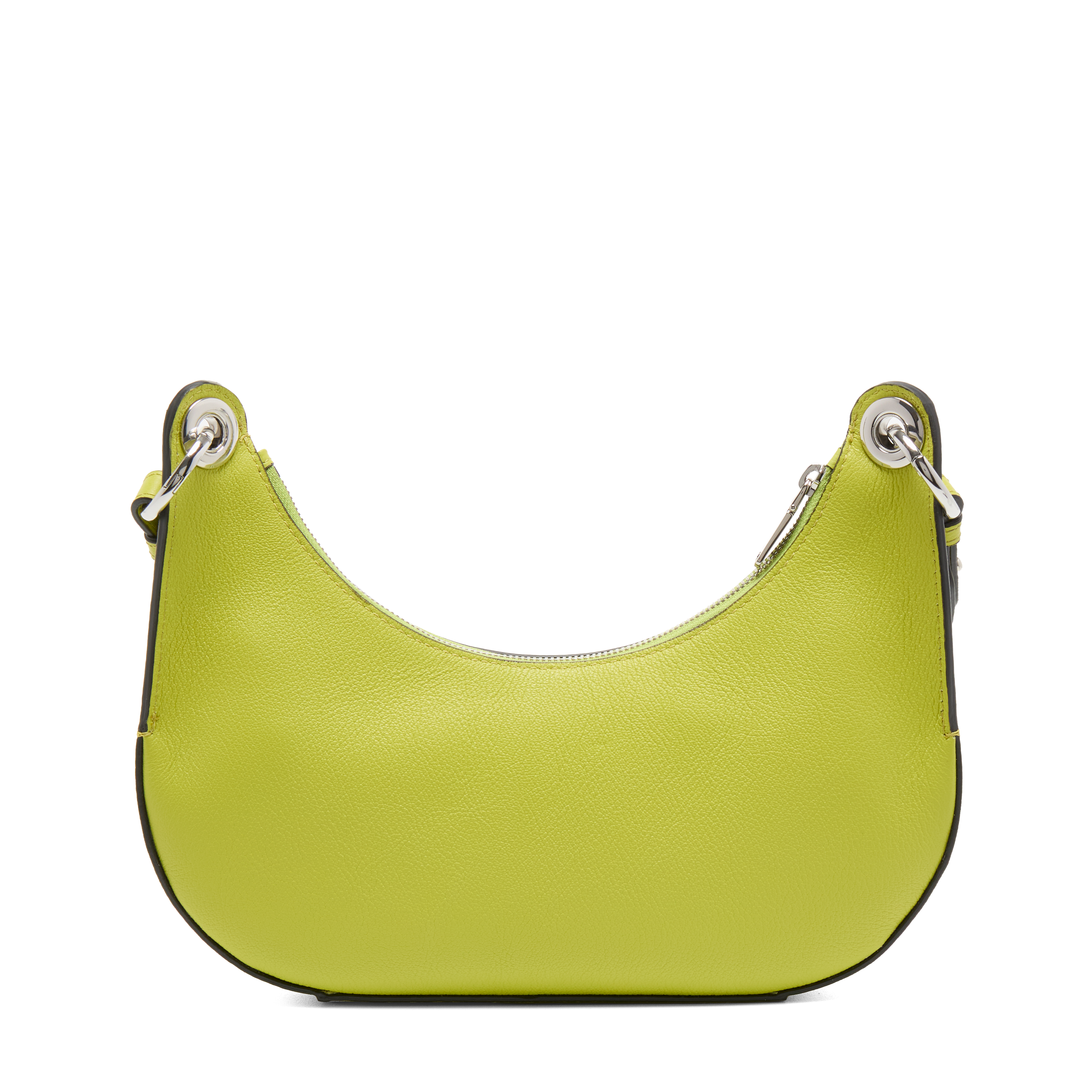 Sac zippé m double porté croisette de lancel en cuir LANCEL Vert