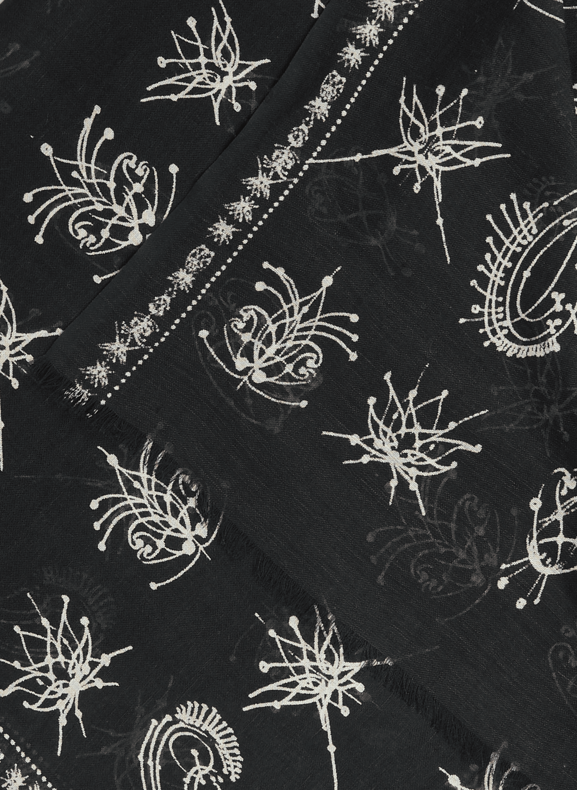 Anatole Linen Blend Scarf PETRUSSE Grey