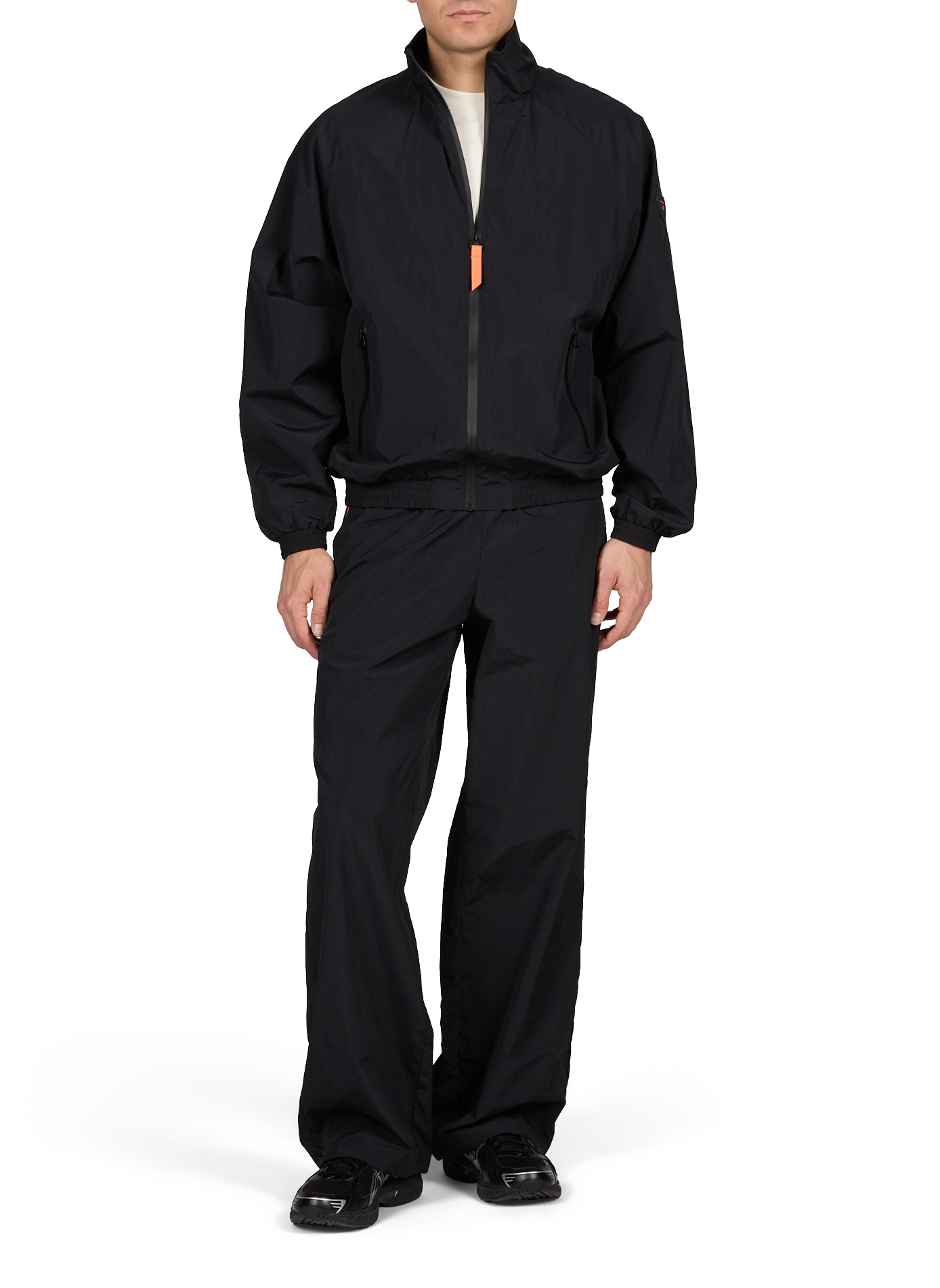 Veste coupe-vent Titosun à col montant GERTRUDE ET GASTON Noir